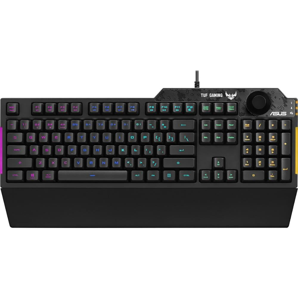 ASUS TUF Gaming K1 CA Mechanical Keyboard - RGB Backlit, Water-Resistant, Durable for PC Gaming & Office Use