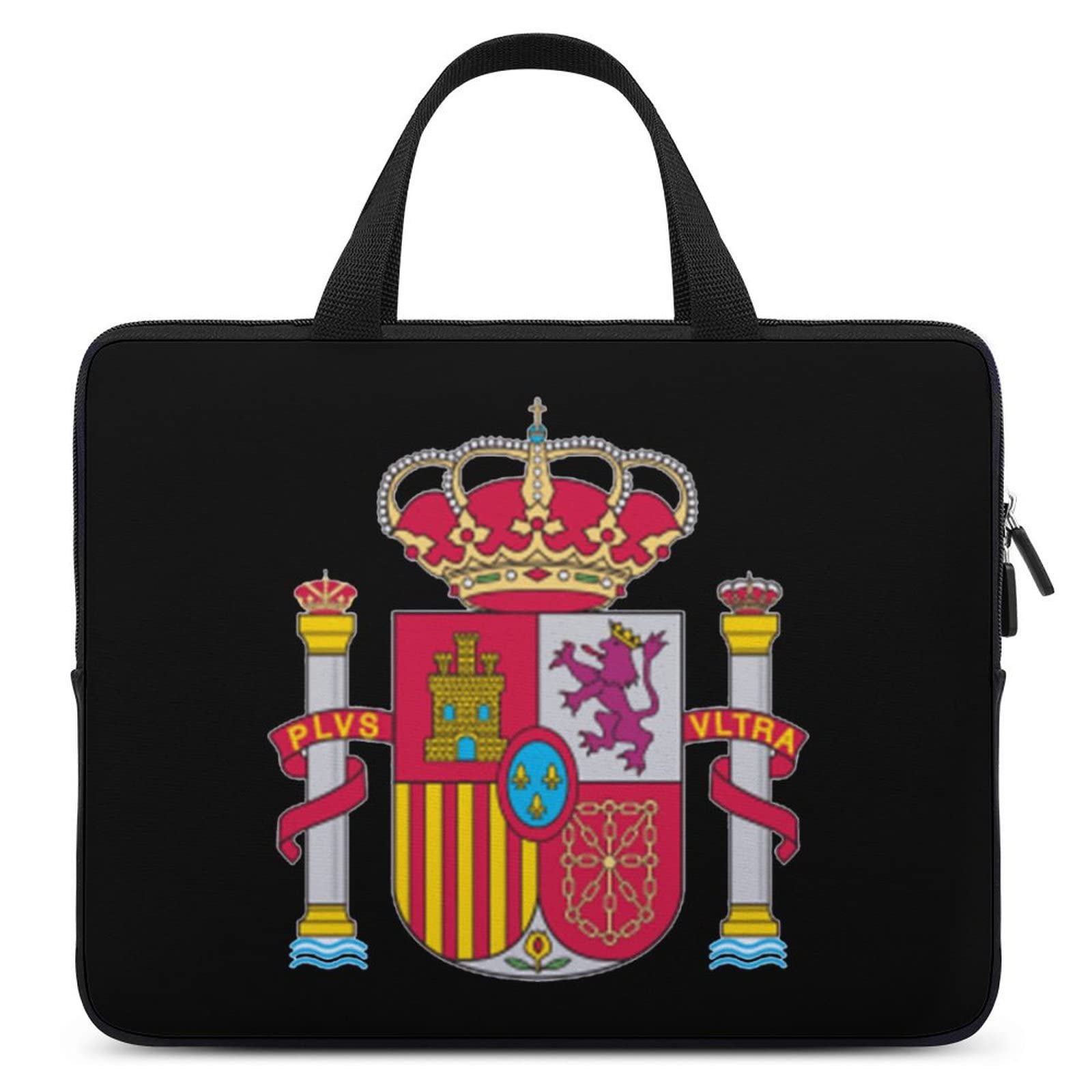 Spain Logo Waterproof Laptop Bag Slim Business Briefcase for Work & Travel
