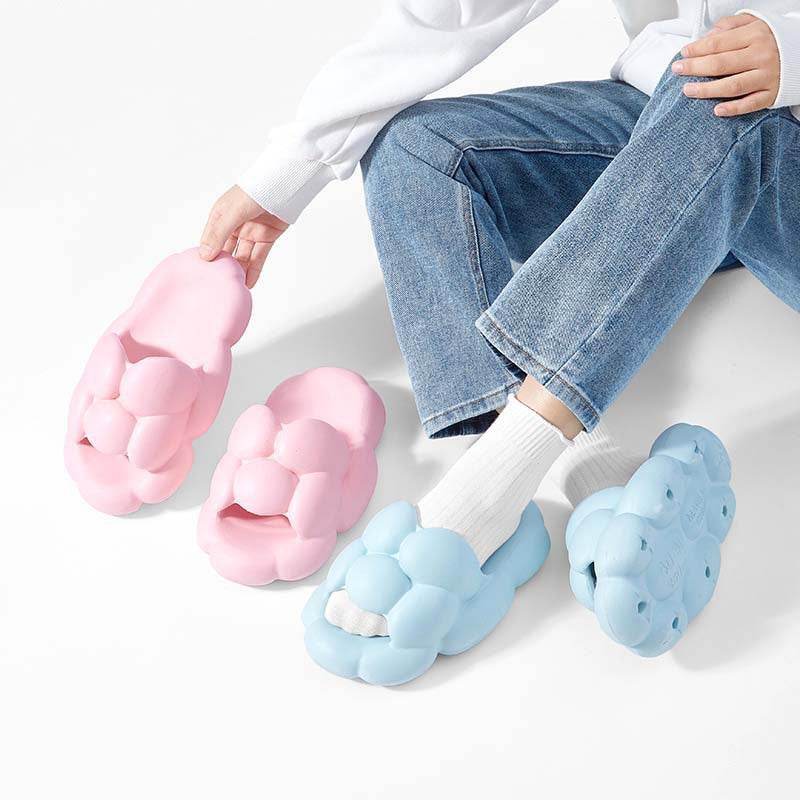 Puffy Comfy Cloud Slippers - Ultra Soft & Cozy House Shoes for Women & Men - Perfect for Indoor Relaxation, Lounging & Spa Days