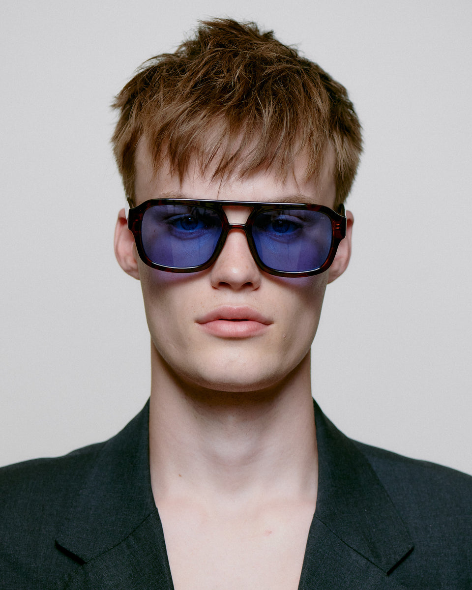 A. Kjaerbede Kaya Sunglasses in Demi Tortoise - Stylish UV Protection Shades for Women, Perfect for Beach, Driving & Outdoor Activities