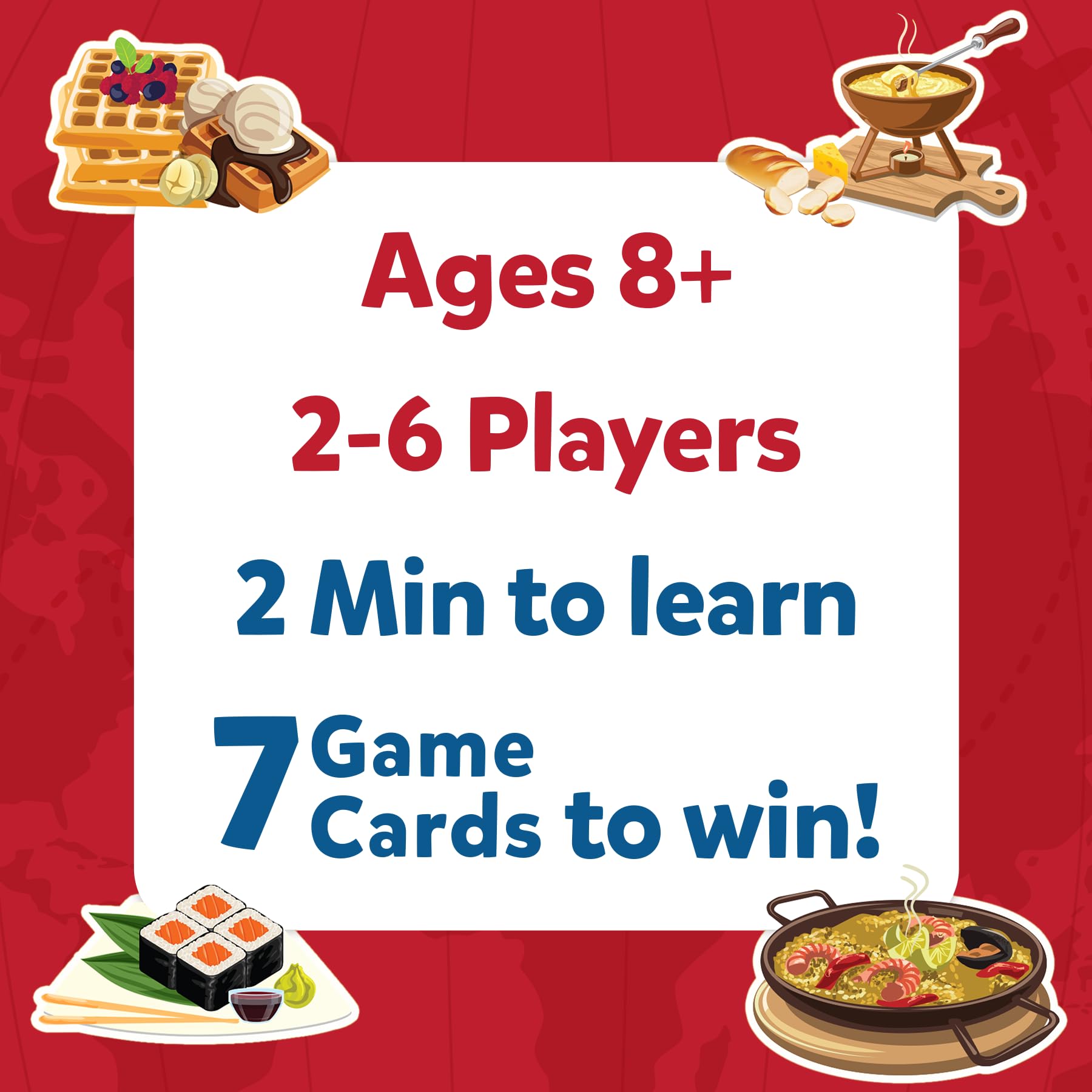 Skillmatics Guess in 10 World Foods Card Game for Kids Ages 8+ | Educational Geography Learning & Travel Board Game for Boys & Girls | Fun Family Game Night Activity | Perfect Birthday Gift & Classroom Learning Tool | Great for Homeschooling, Road Trips, Parties & Travel Playtime | Ideal for Family Bonding, Educational Play & Social Gatherings