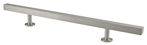 Lew's Hardware Bar Series - Brushed Nickel Cabinet Knobs & Pulls (Appliance Pull) - Premium Kitchen & Bathroom Hardware for Modern Home Upgrade