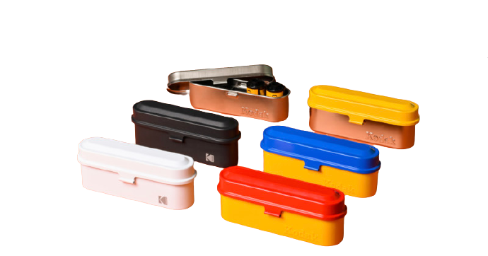 Vintage Kodak 35mm Film Metal Storage Case - Durable Protective Film Canister for Photographers (Multiple Color Options) - Perfect for Travel, Home Storage & Film Preservation