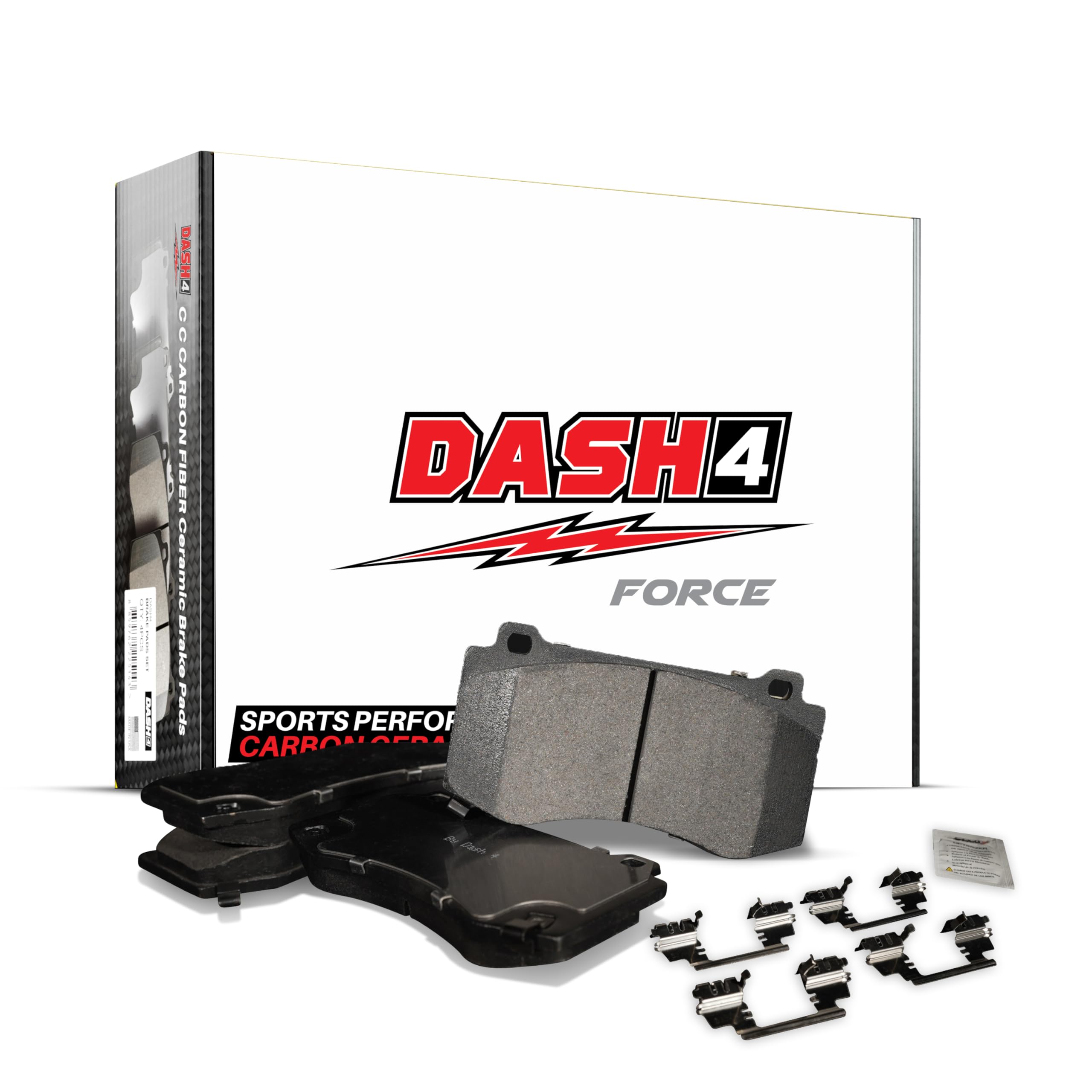High Performance Drilled & Slotted Brake Rotors with Carbon Fiber Brake Pads Kit for Ford Focus 2012-2018 | Improved Stopping Power & Heat Dissipation (151.60362) | Perfect for Street Racing & Daily Commuting
