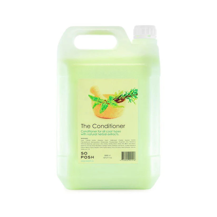 So Posh The Conditioner (5 L) - Deep Hydrating Hair Treatment for Dry & Damaged Hair - Salon Quality at Home - Perfect for Daily Use & Post-Color Care