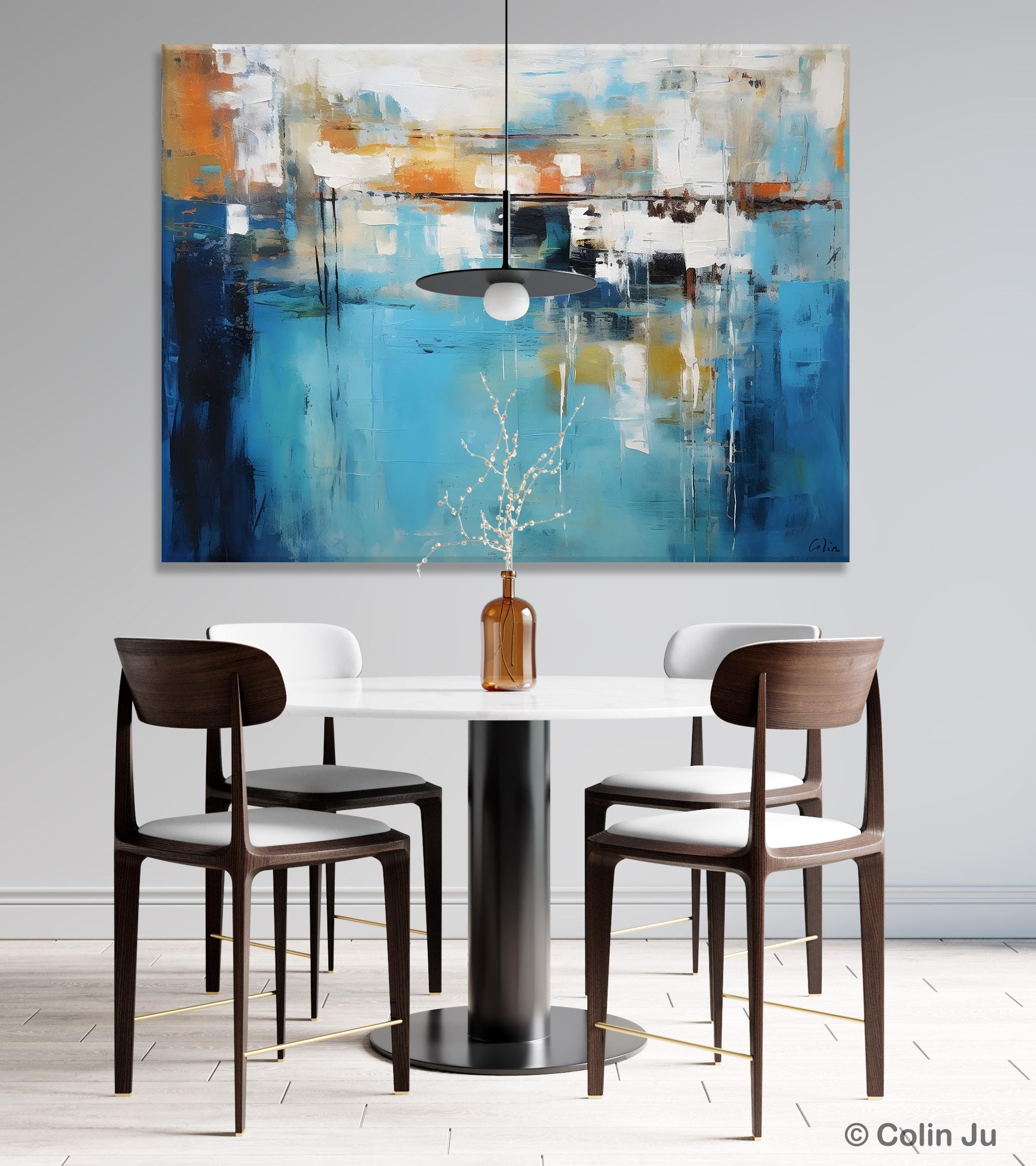 Contemporary Canvas Art - Heavy Texture Modern Wall Paintings - Original Abstract Acrylic Artwork for Bedroom Decor - Perfect for Living Room, Office & Home Interior Design