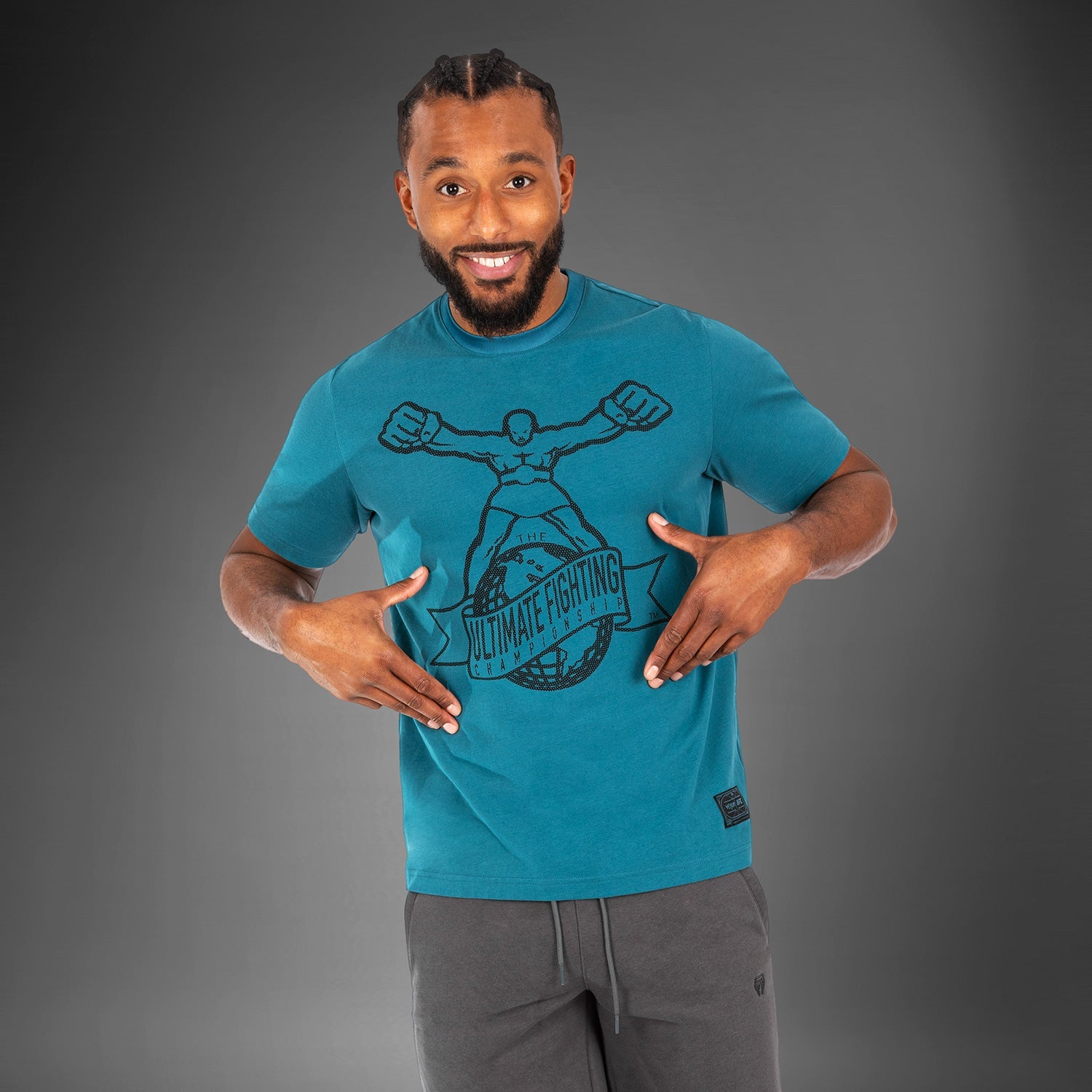 UFC by Venum Ulti Man T-Shirt - Blue MMA Training & Fight Night Apparel for Men | Official UFC Licensed Gear