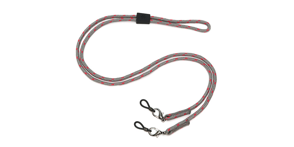 JINS X Snow Peak Glasses Strap - Adjustable Eyewear Retainer for Sports & Outdoor Activities - Secure Fit for Hiking, Running, and Active Lifestyles