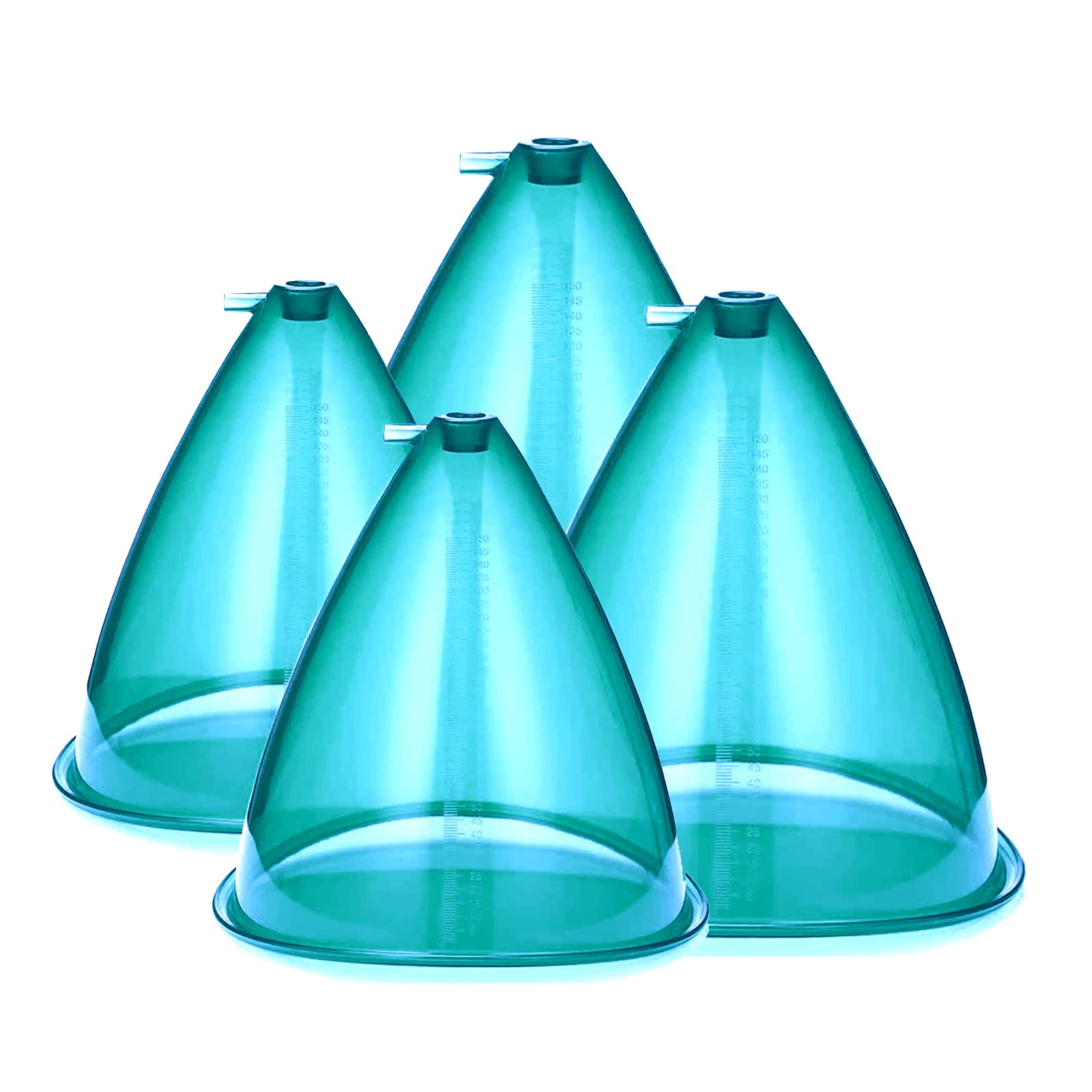 GUTYRE Vacuum Massage Cup Set - 160ml & 180ml Body Shaping Cupping Therapy Tools for Buttocks, Hips, Back and Legs - Professional Massager Accessories for Cellulite Reduction, Pain Relief and Relaxation at Home Spa