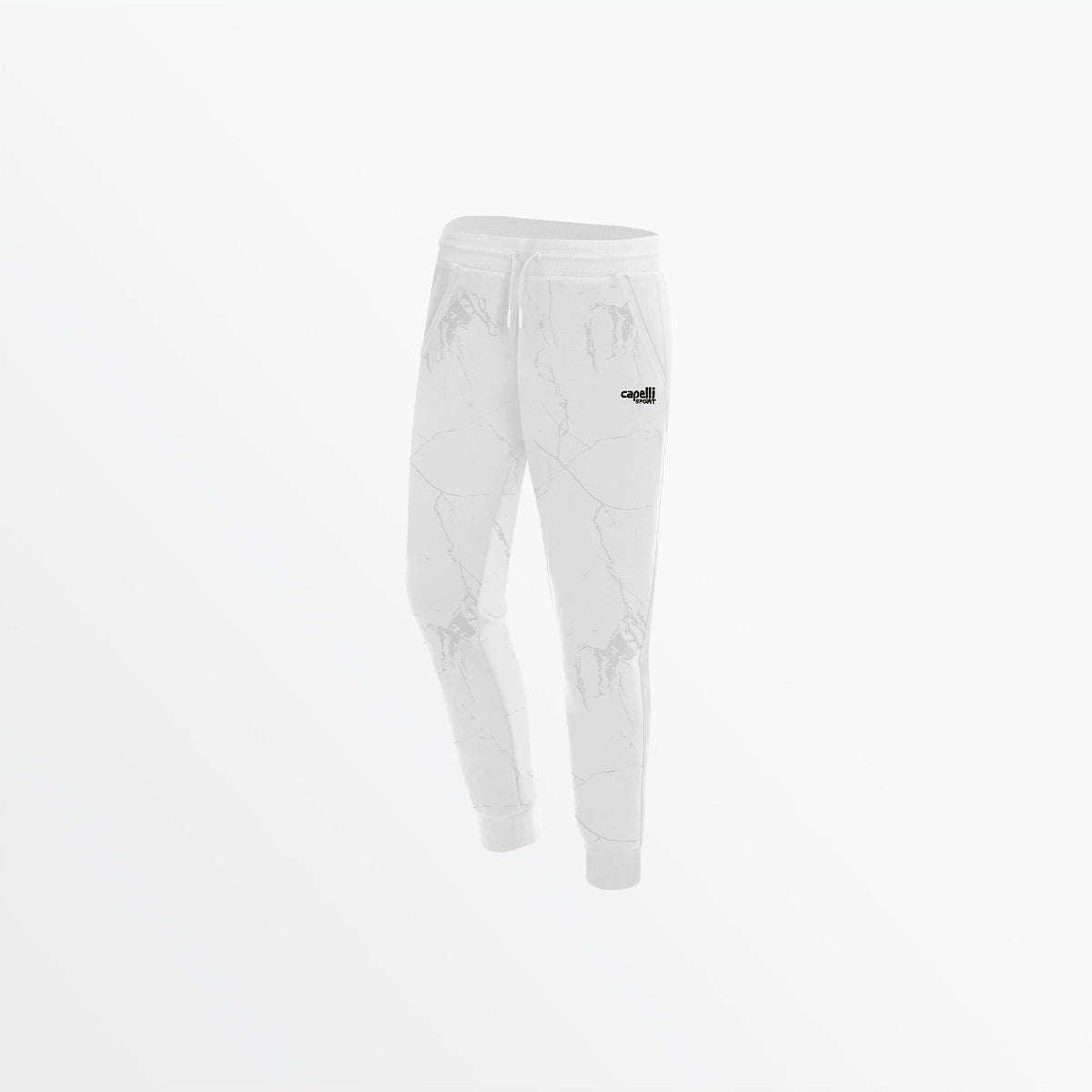 Women's Marble French Terry Joggers - Soft Lounge Pants for Yoga, Running & Casual Wear