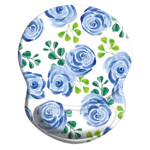 Watercolor Blue Rose