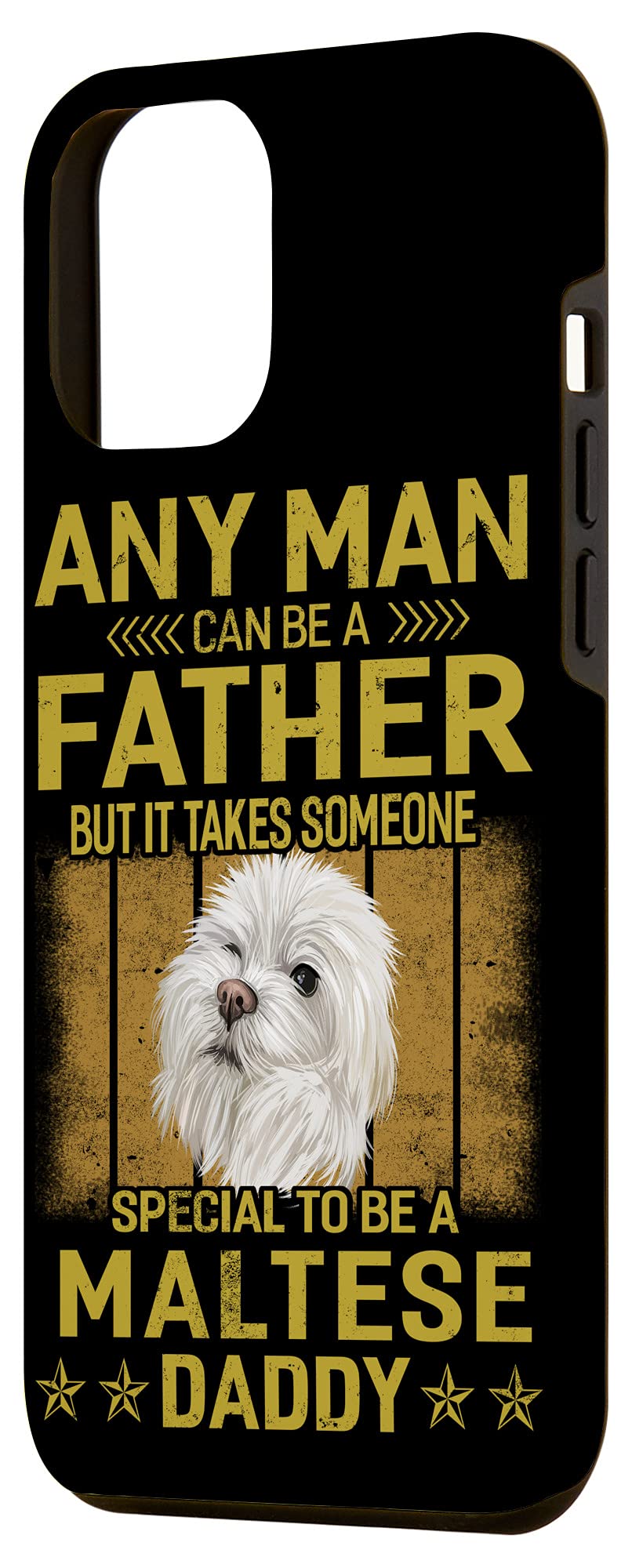 iPhone 12 Pro Max Case - Premium Protective Phone Cover for Men | Maltese Dog Lover Gift Idea | Perfect for Dog Dads & Pet Owners | Durable Design for Everyday Use