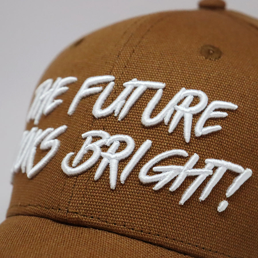 Future Looks Bright Snapback Hat - Stylish Workwear Cap for Men & Women - Perfect for Construction, Outdoor Work & Casual Wear