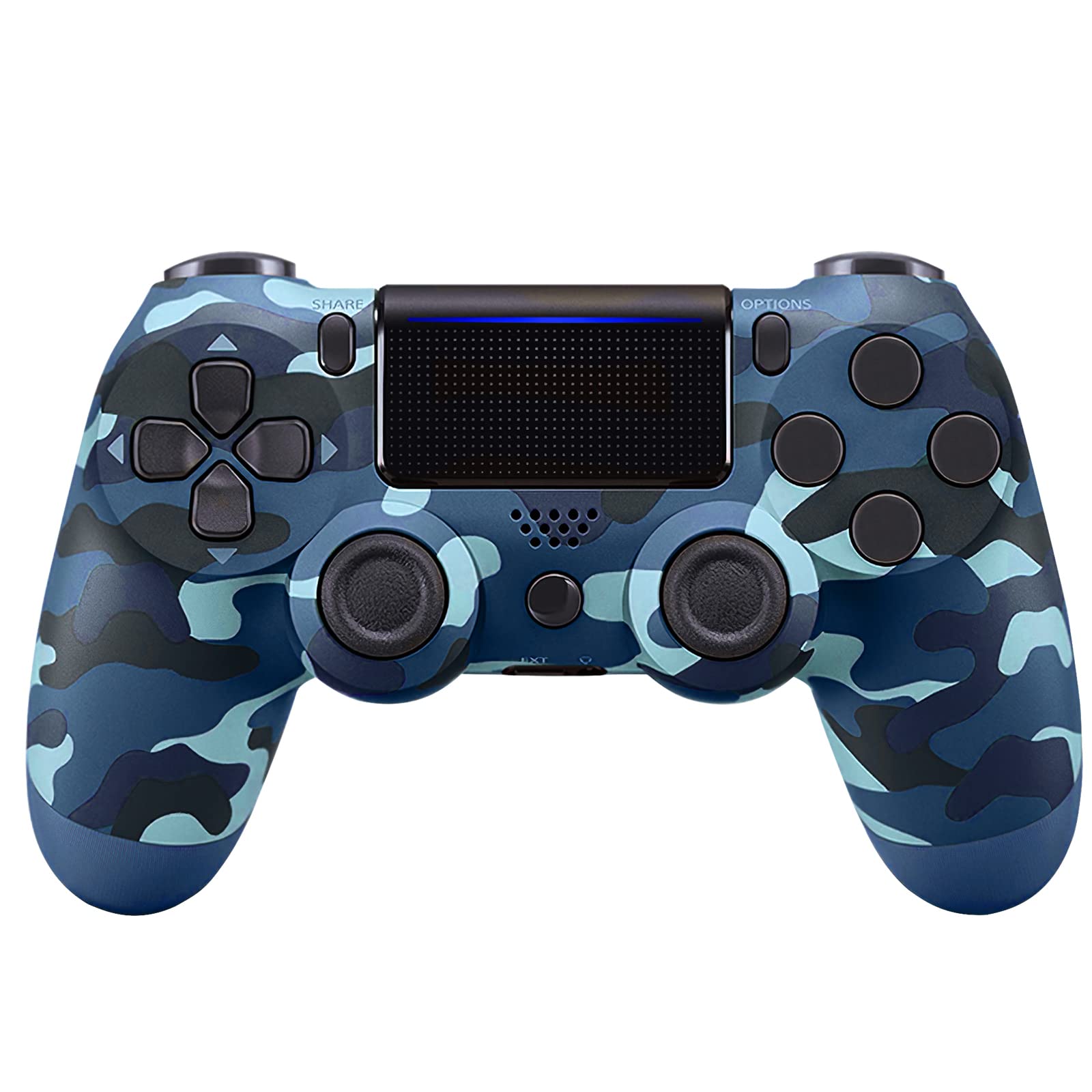 Wireless PS4 Controller for PS4/PS4 Slim/PS4 Pro - Enhanced Dual Vibration, Analog Joysticks & 6-Axis Motion Sensor - Perfect for Gaming, Streaming & VR Play