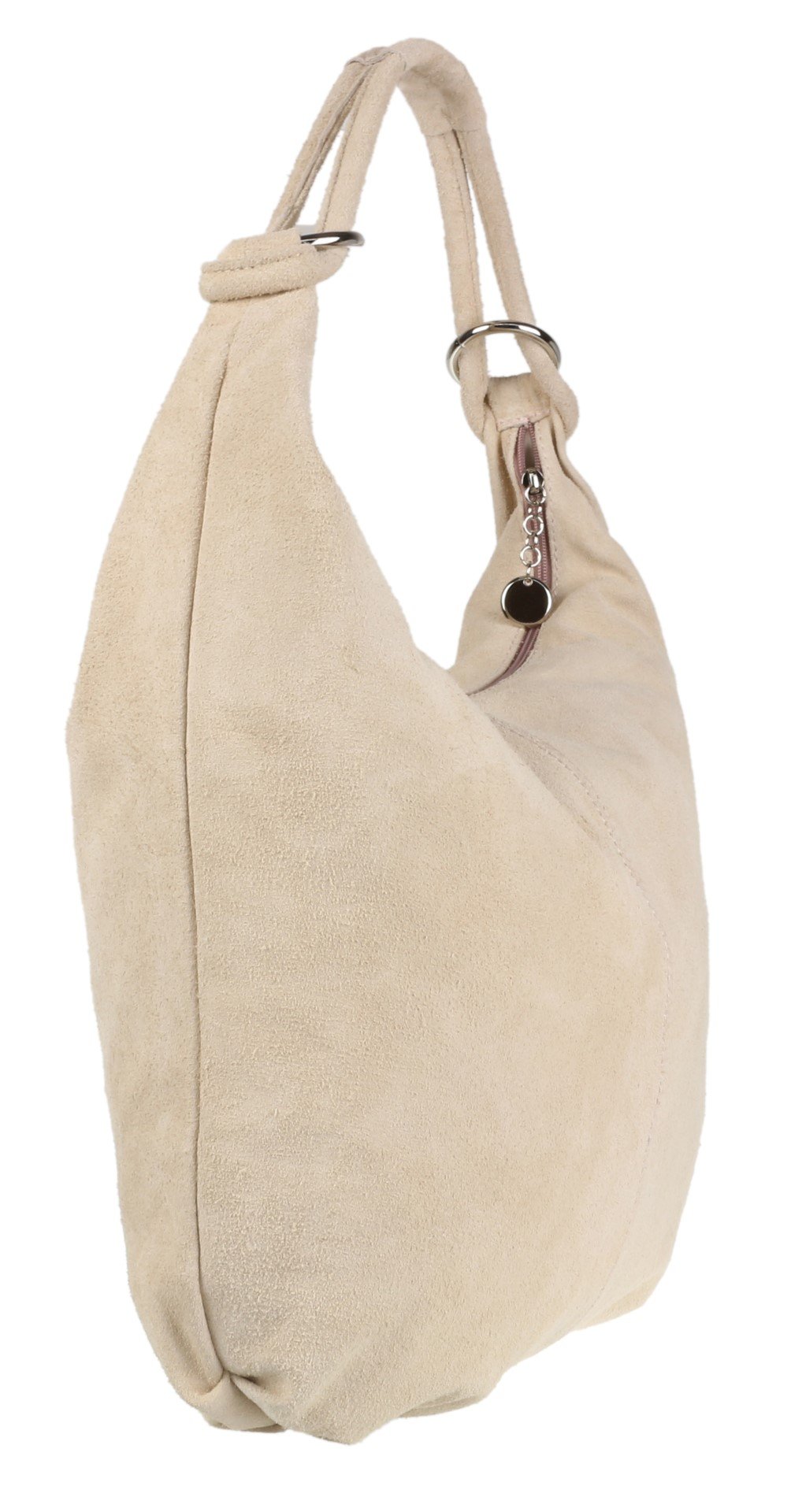 Stylish Women's Hobo Shoulder Bag - Genuine Italian Suede Leather Handbag for Ladies | Perfect for Work, Travel & Everyday Use