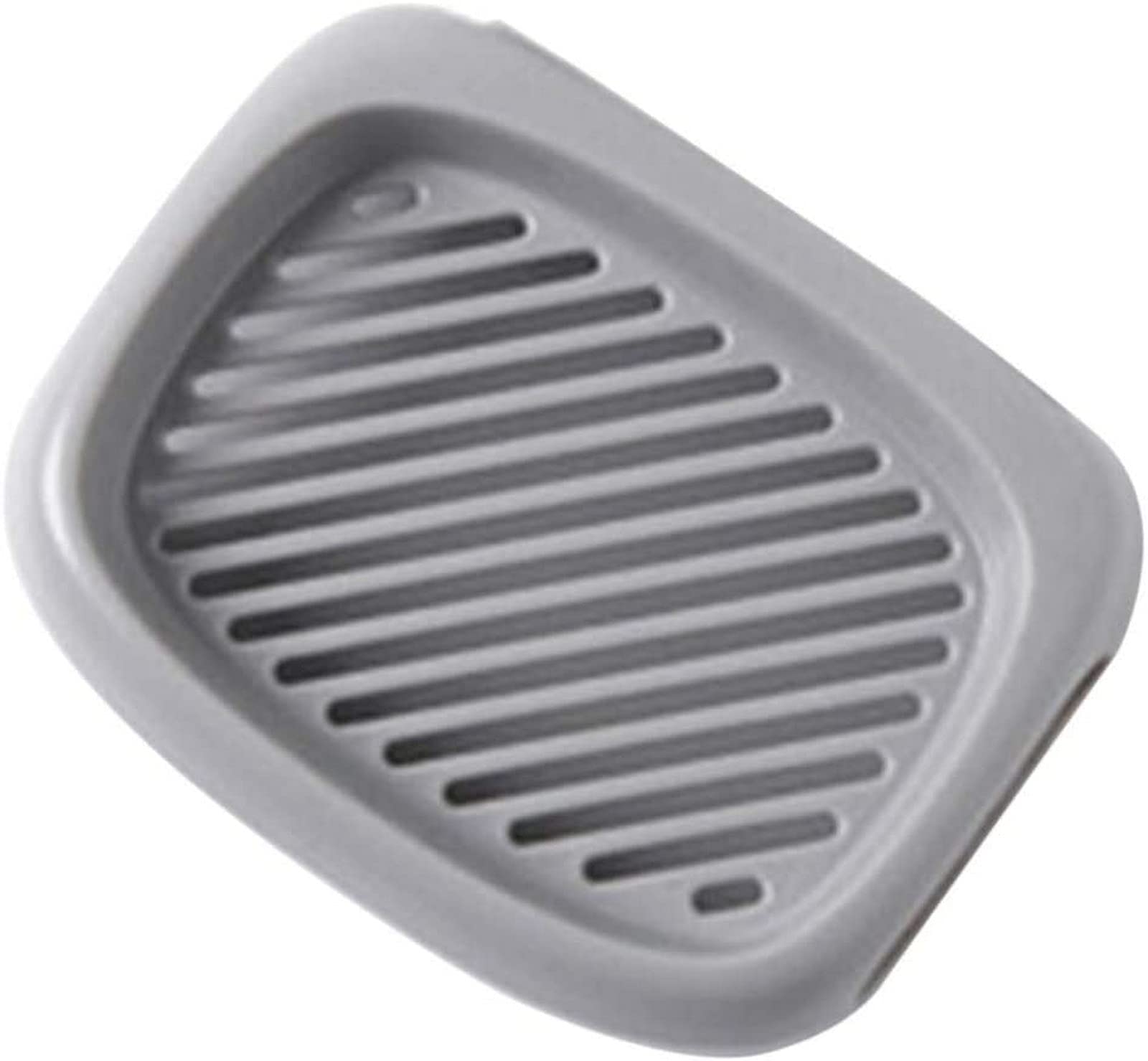 FDGSD Wall Mounted Soap Holder - Double Grid Bathroom & Kitchen Organizer for Soap, Sponge, Dish Drain - White | Perfect for Shower, Sink & Countertop Storage
