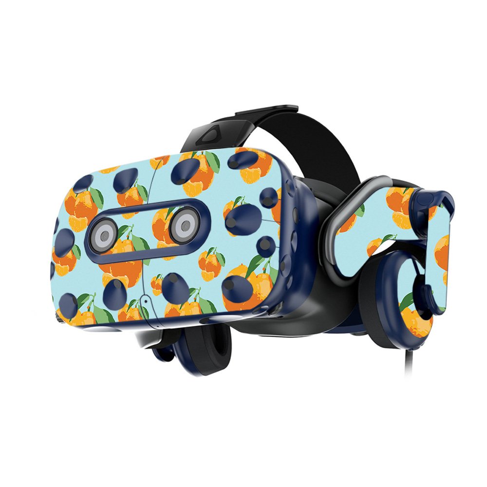 MightySkins Vinyl Decal Wrap Cover for HTC Vive Pro VR Headset - Orange You Glad | Protective & Durable Skin | Easy to Apply & Remove | Made in USA | Perfect for Gaming, VR Enthusiasts & Customization Lovers