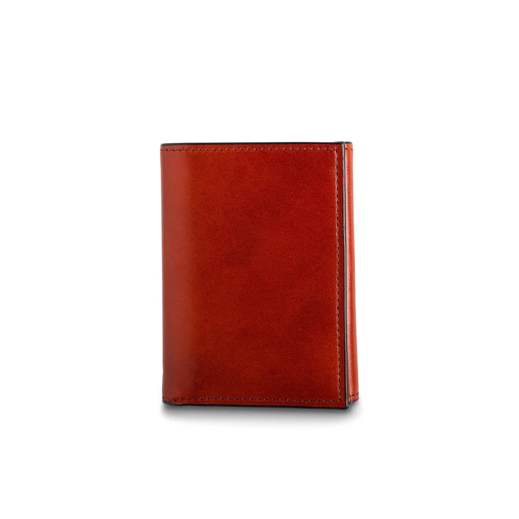Bosca Genuine Leather Double ID Trifold Wallet for Men - Classic RFID Blocking Slim Bifold Wallet for Everyday Use & Travel
