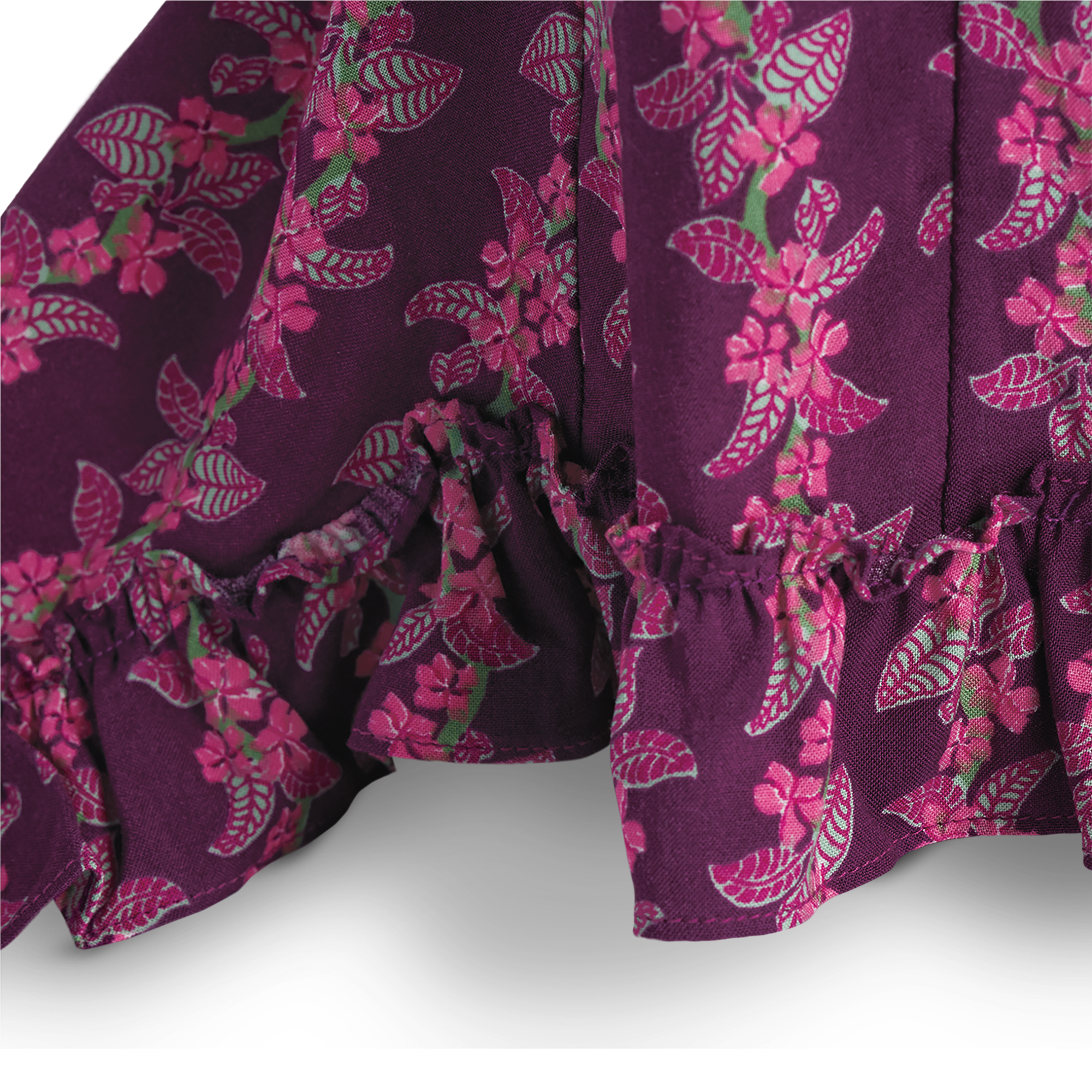 18 Inch Doll Hawaiian Holoku Dress for Historical Characters - Perfect for Doll Collectors & Hawaiian Themed Parties