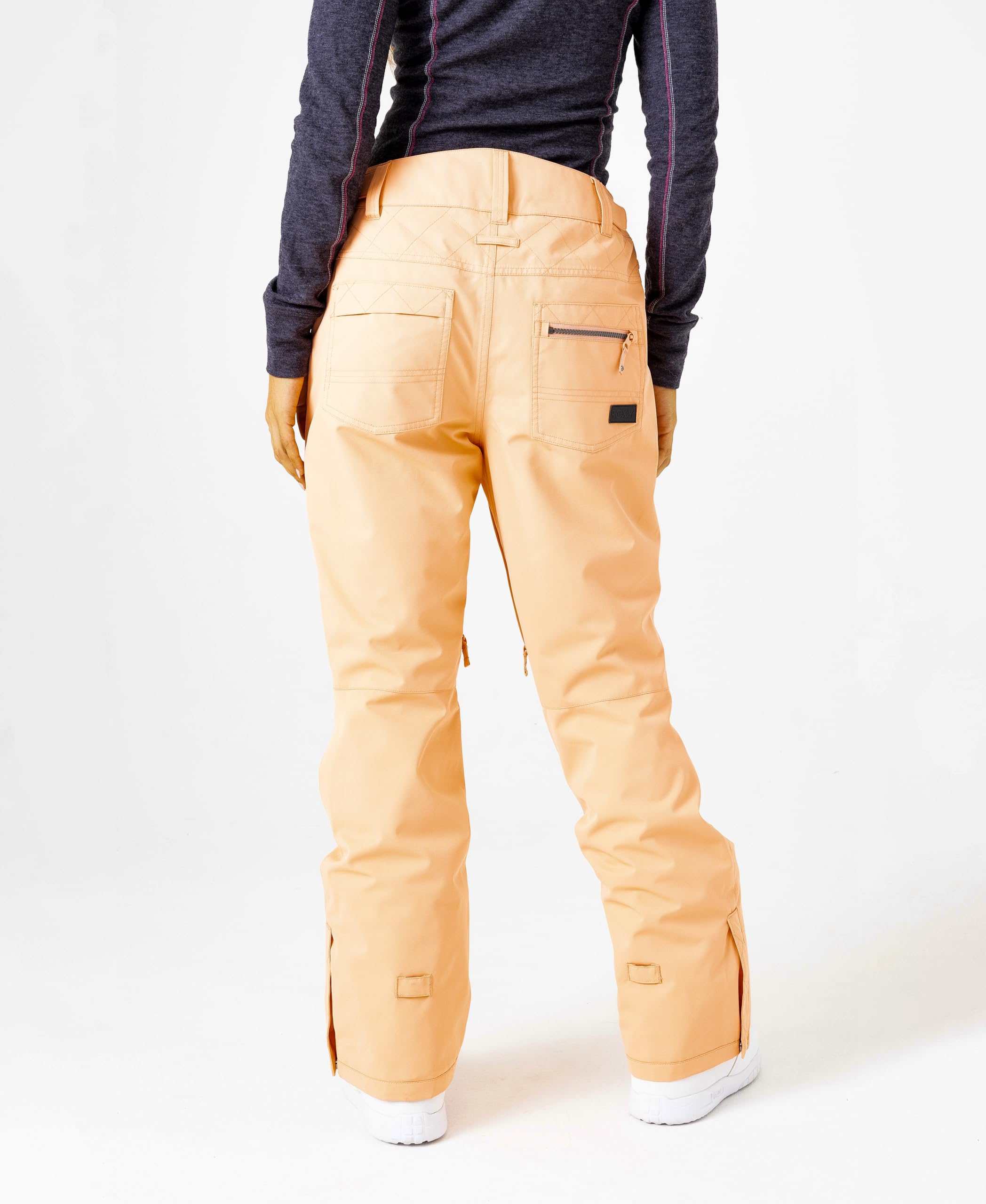 Roxy Women's Tailored Waterproof Ski Pants - Insulated Winter Snow Pants for Skiing & Snowboarding | Perfect for Cold Weather & Outdoor Adventures