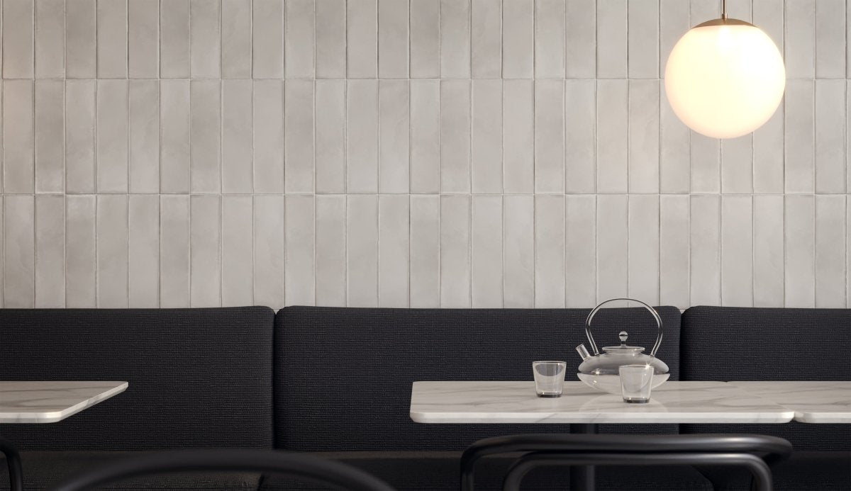3 x 12 Inch Teramoda Stone Glossy Pressed Glazed Ceramic Tile - Perfect for Kitchen Backsplash, Bathroom Walls & Flooring