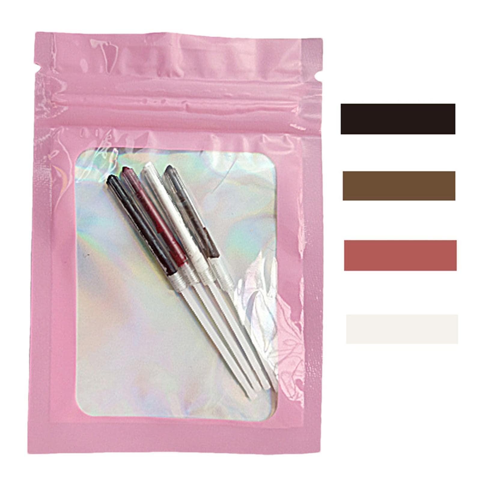 4 in 1 Multifunctional Makeup Pen - Waterproof Eyeliner, Brow, Lip Liner & Highlighter - Long Lasting Cosmetic Pencil for Professional Touch Up | Perfect for Daily Makeup, Party Looks & On-the-Go Beauty Retouching