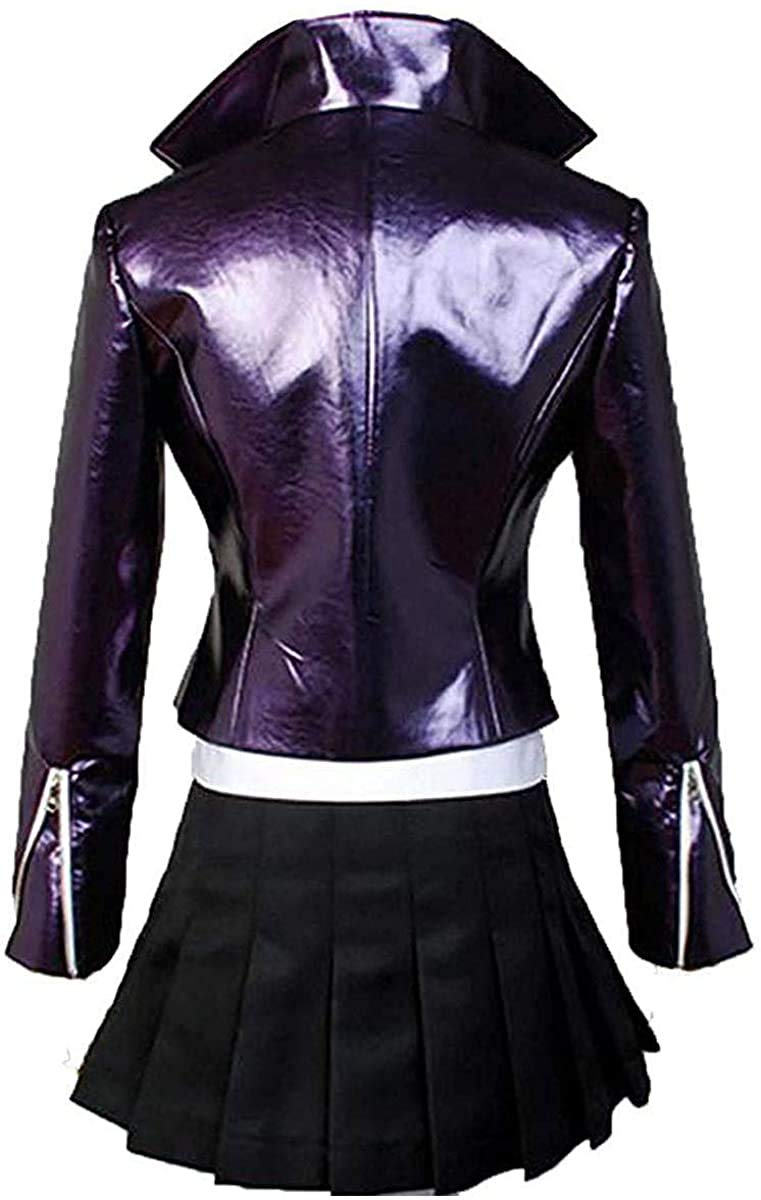 Kirigiri Kyouko Purple High School Uniform Cosplay Costume - Anime Danganronpa Outfit for Halloween, Conventions & Roleplay