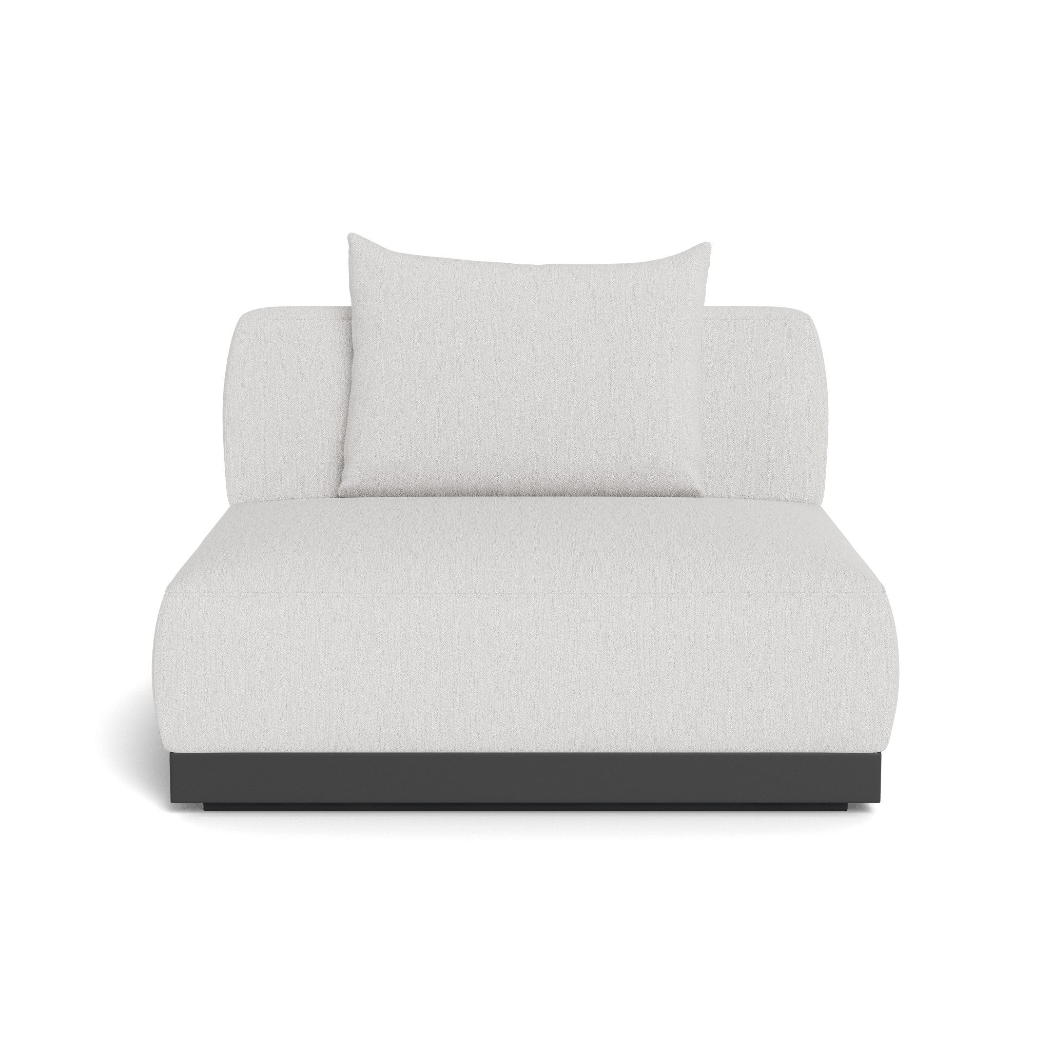 Amalfi Armless Single Sofa - Modern Minimalist Loveseat for Small Spaces | Perfect for Apartments, Studios & Cozy Living Rooms