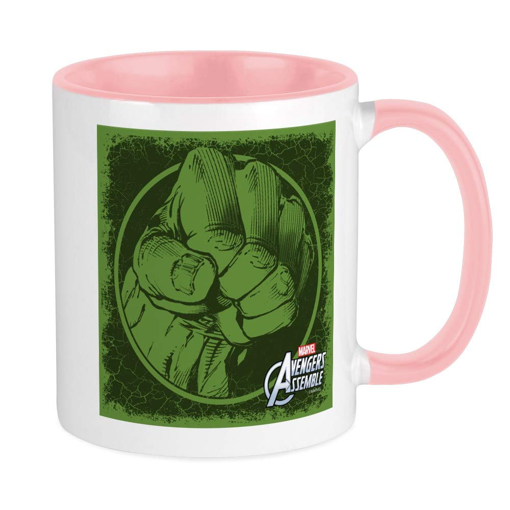 Hulk Fists Ceramic Coffee Mug 11 oz - Superhero Themed Tea & Coffee Cup for Marvel Fans - Perfect for Home, Office & Gifts