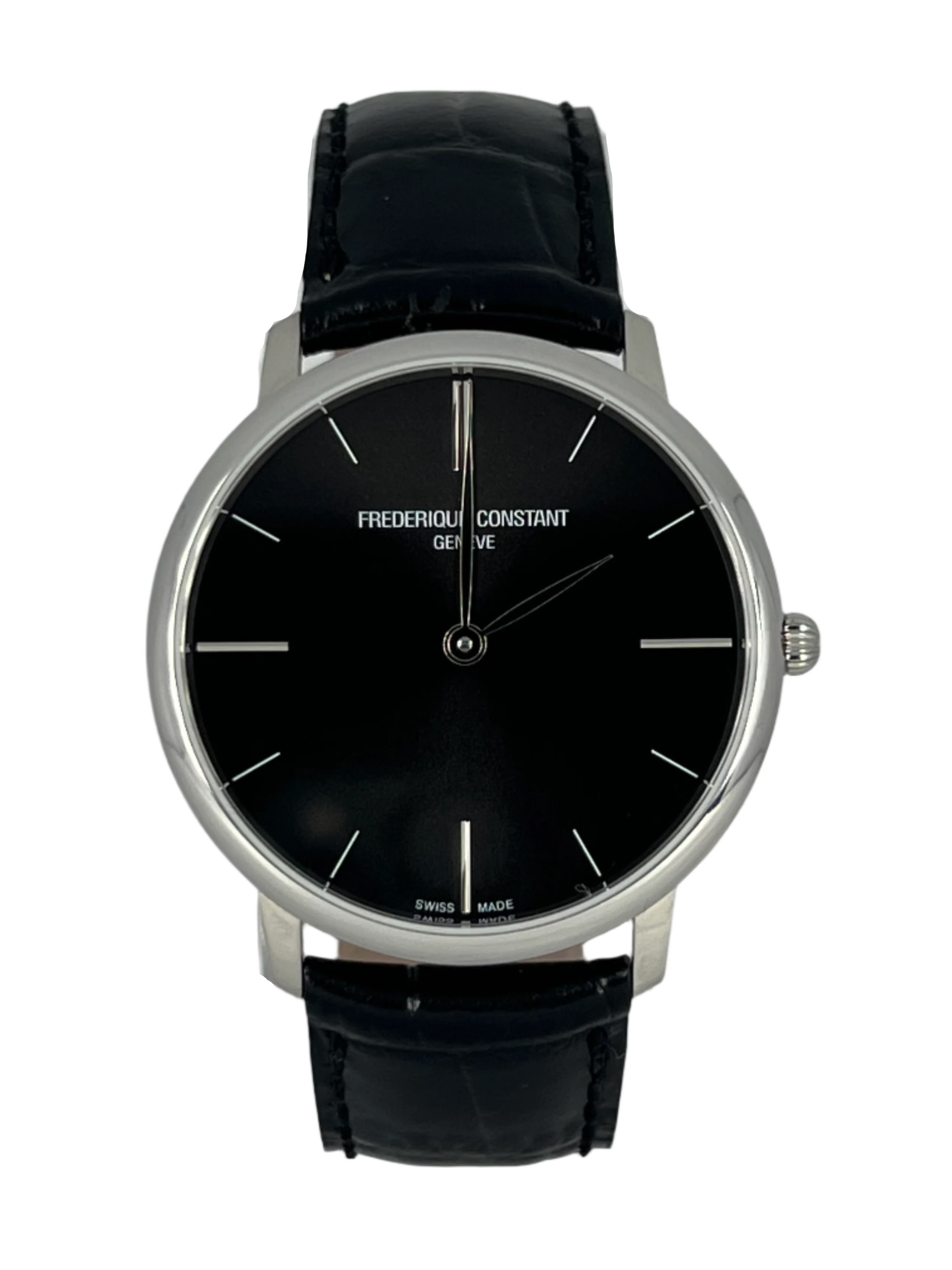 Frederique Constant Slimline Stainless Steel Men's Watch - Luxury Automatic Dress Watch for Business & Formal Occasions