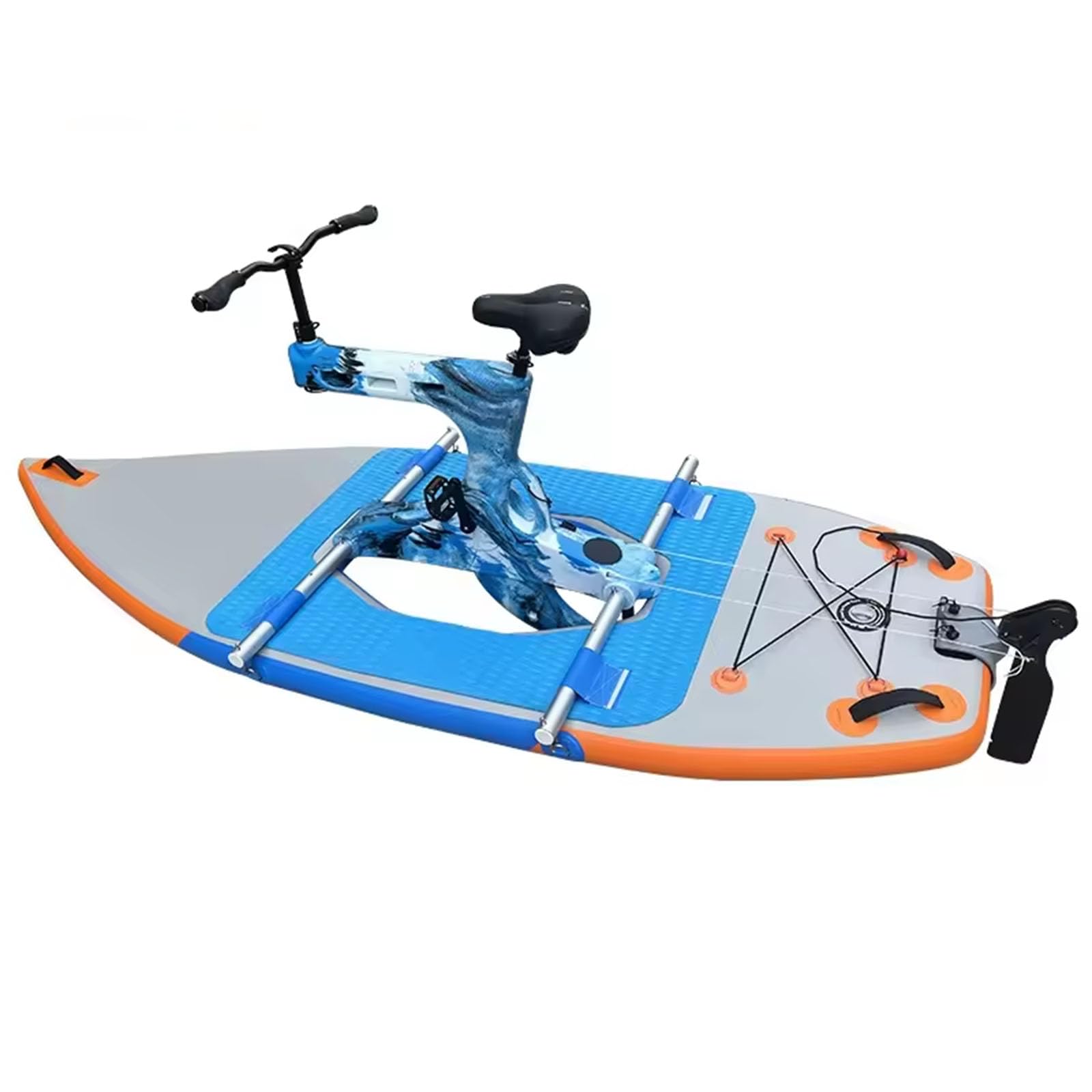 Inflatable Water Bike for Adults - Pedal-Powered Sea & Lake Bicycle for Recreational Surfing & Water Sports | Perfect for Beach Fun, Fishing & Outdoor Adventures