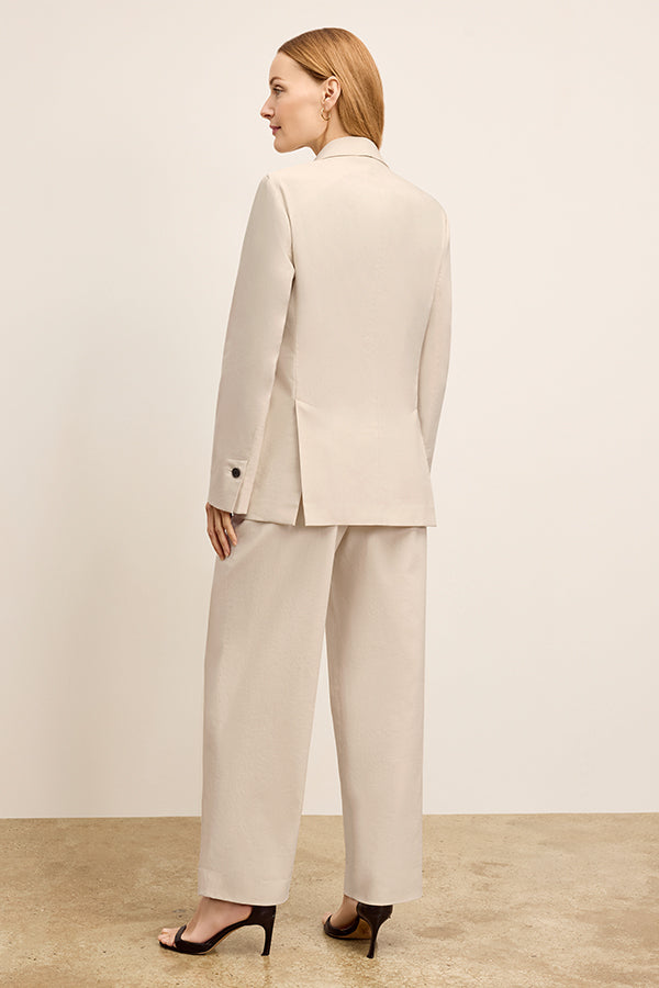 Arlo Breeze Pant - Soft Cotton Viscose Blend Women's Casual Pants in Natural Color | Perfect for Yoga, Lounge & Summer Outfits