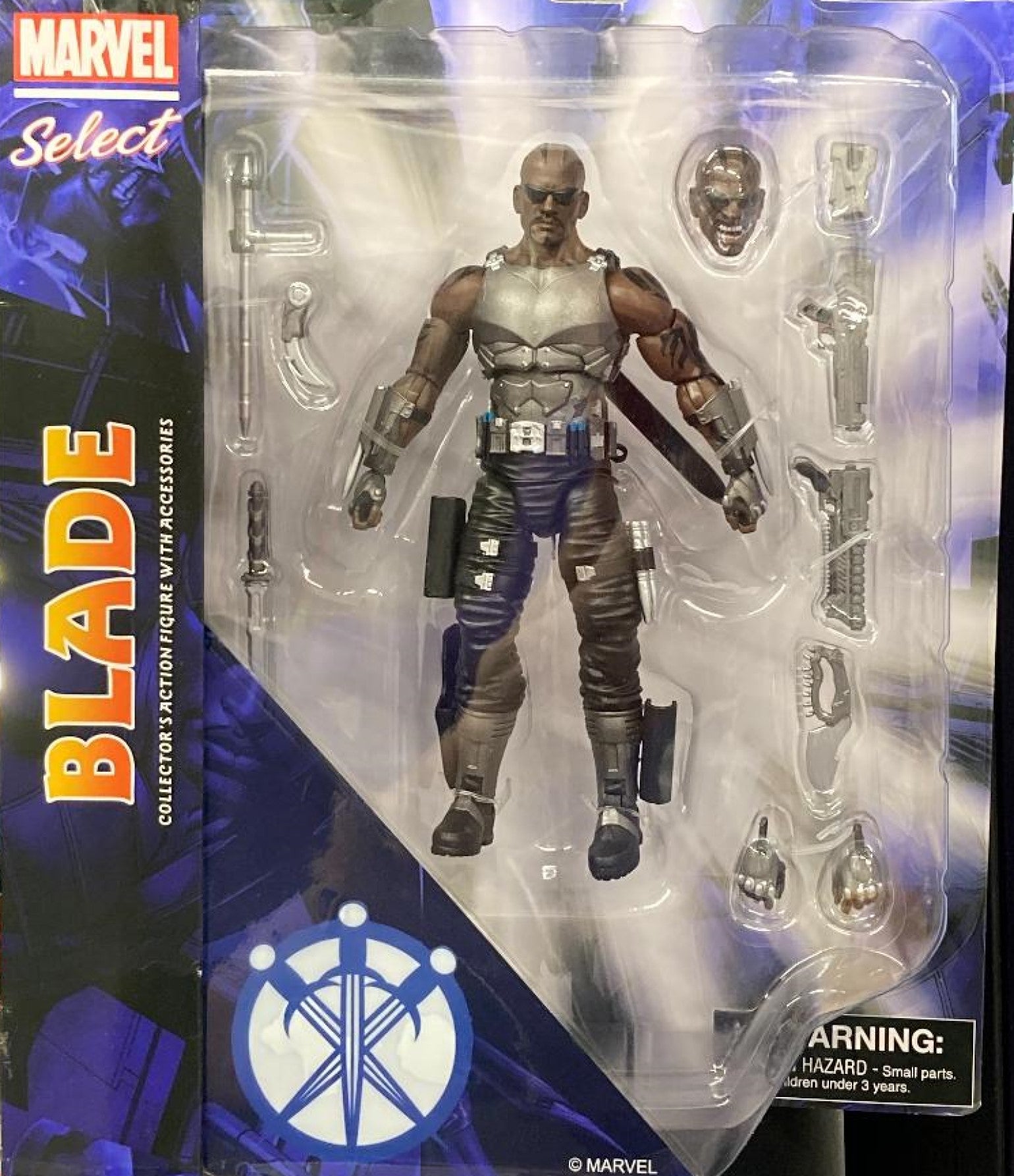 Marvel Select Action Figure - Highly Detailed Collectible Blade Figure for Fans & Collectors | Perfect for Display, Cosplay, and Gift Giving
