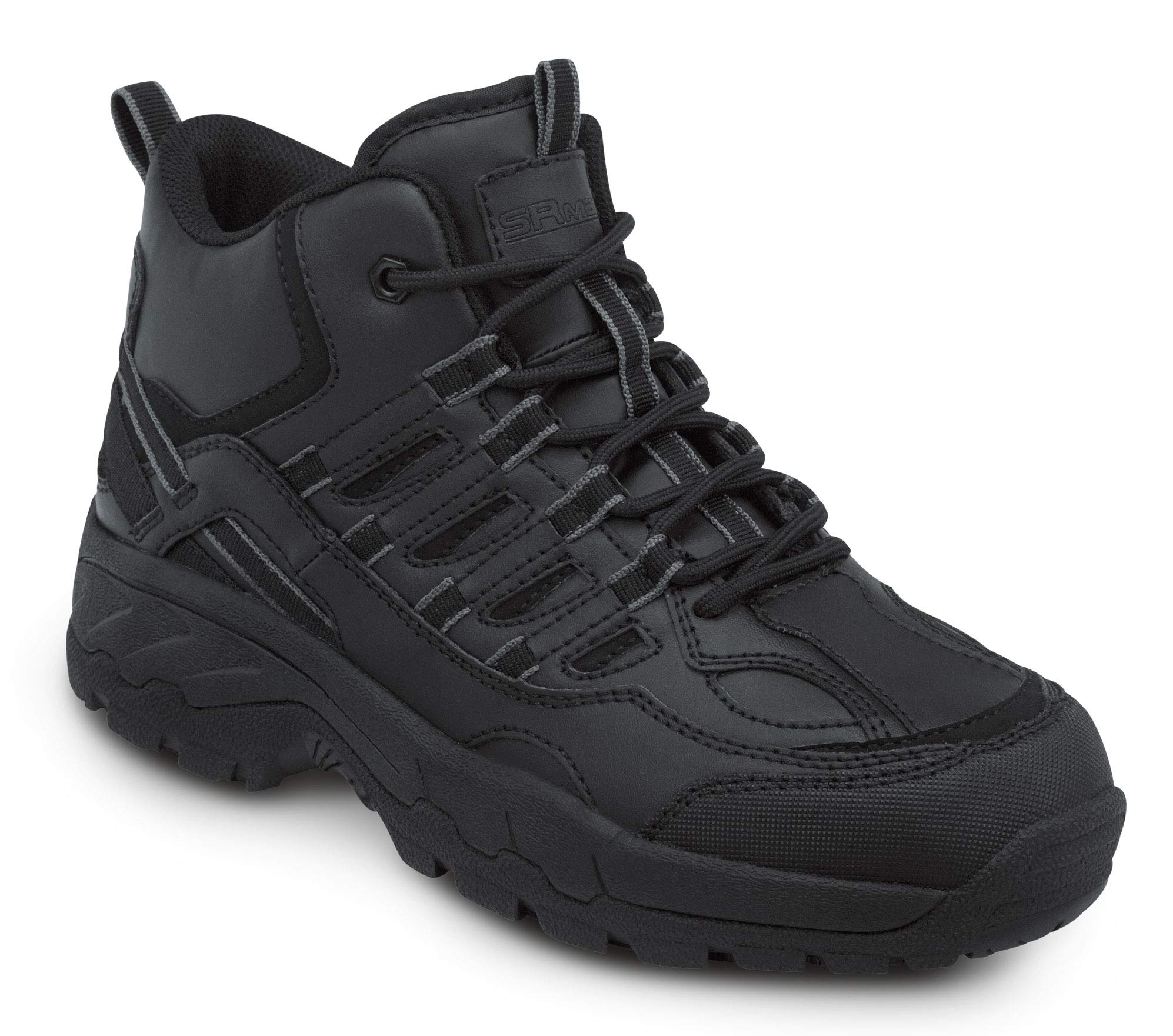 SR Max Boone Women's Black Hiker Style Composite Toe EH Slip Resistant Work Shoes - Durable Safety Footwear for Construction, Hiking & Outdoor Work
