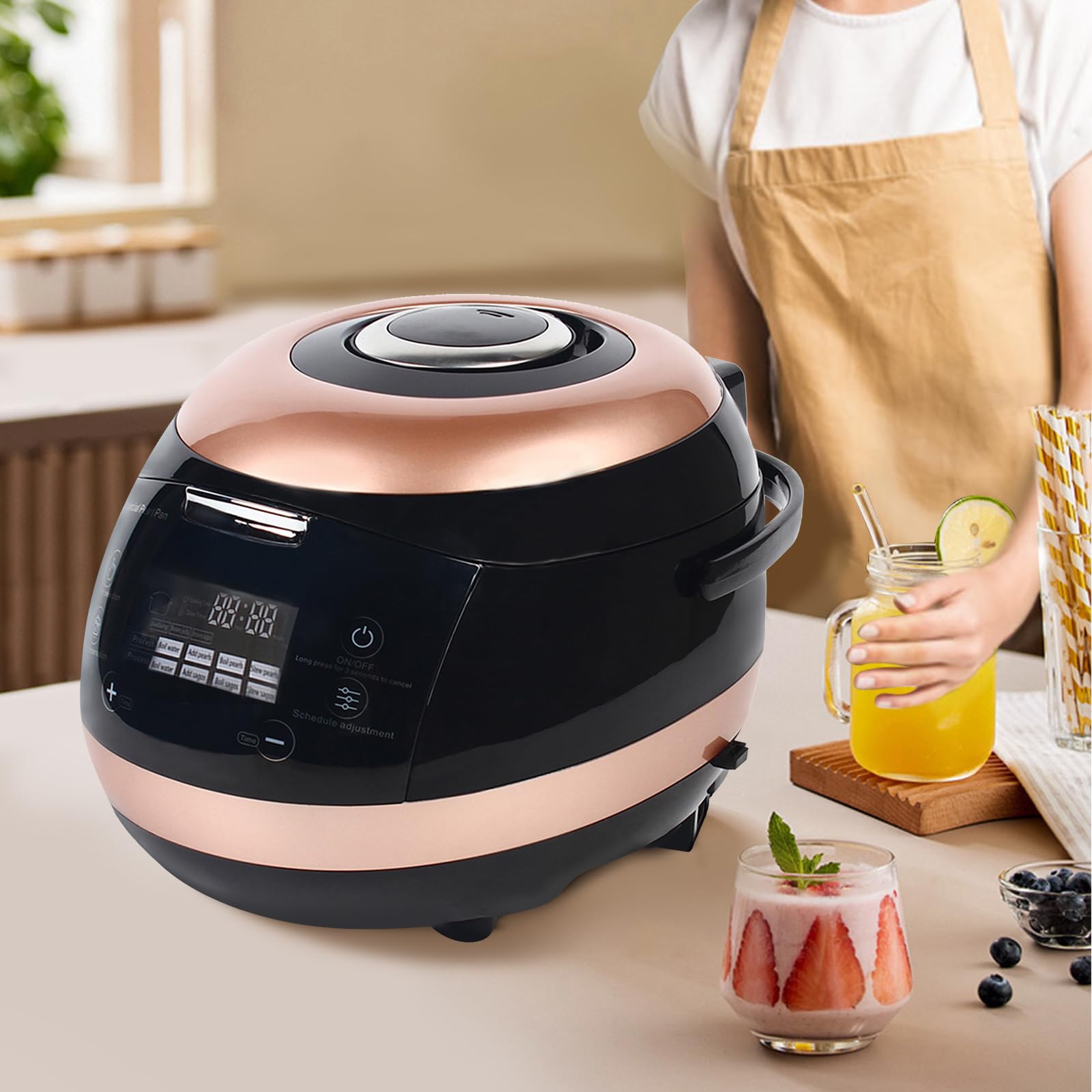 Commercial Automatic Boba Pearl Maker Machine with Micro-Pressure Technology - Professional Tapioca Pearl Cooker for Bubble Tea Shops, Restaurants & Milk Tea Stores - Perfect for Making Chewy Boba Pearls at Home or Business