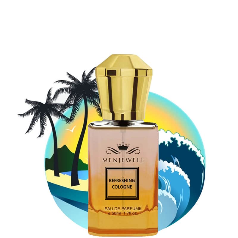 Menjewell Refreshing Cologne Perfume for Men & Women - Long Lasting Fragrance Spray | Perfect for Daily Wear, Date Nights & Special Occasions