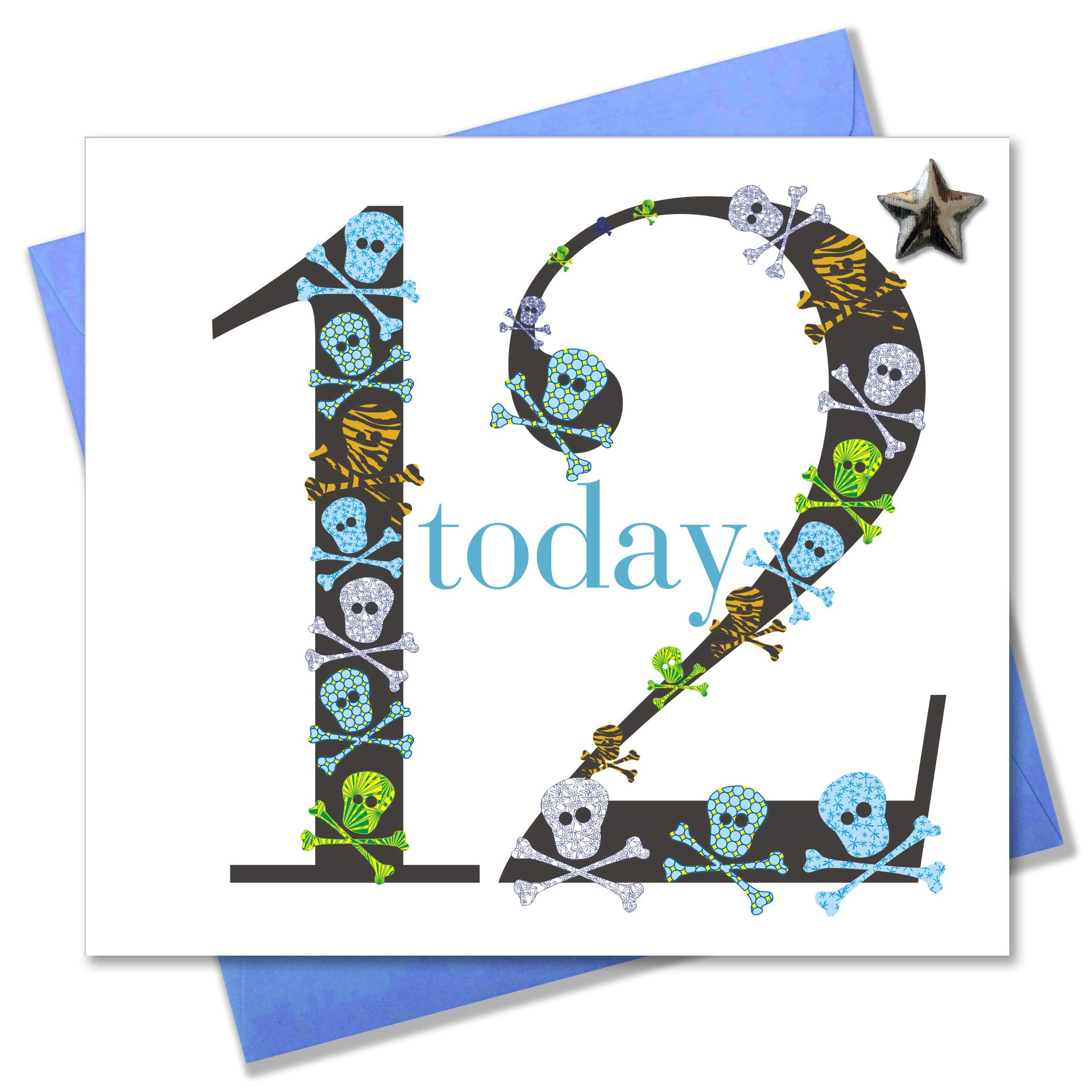 12th Birthday Card for Boys | Fun & Unique Birthday Greeting Card | Perfect for Kids, Tweens & Teens Celebrations