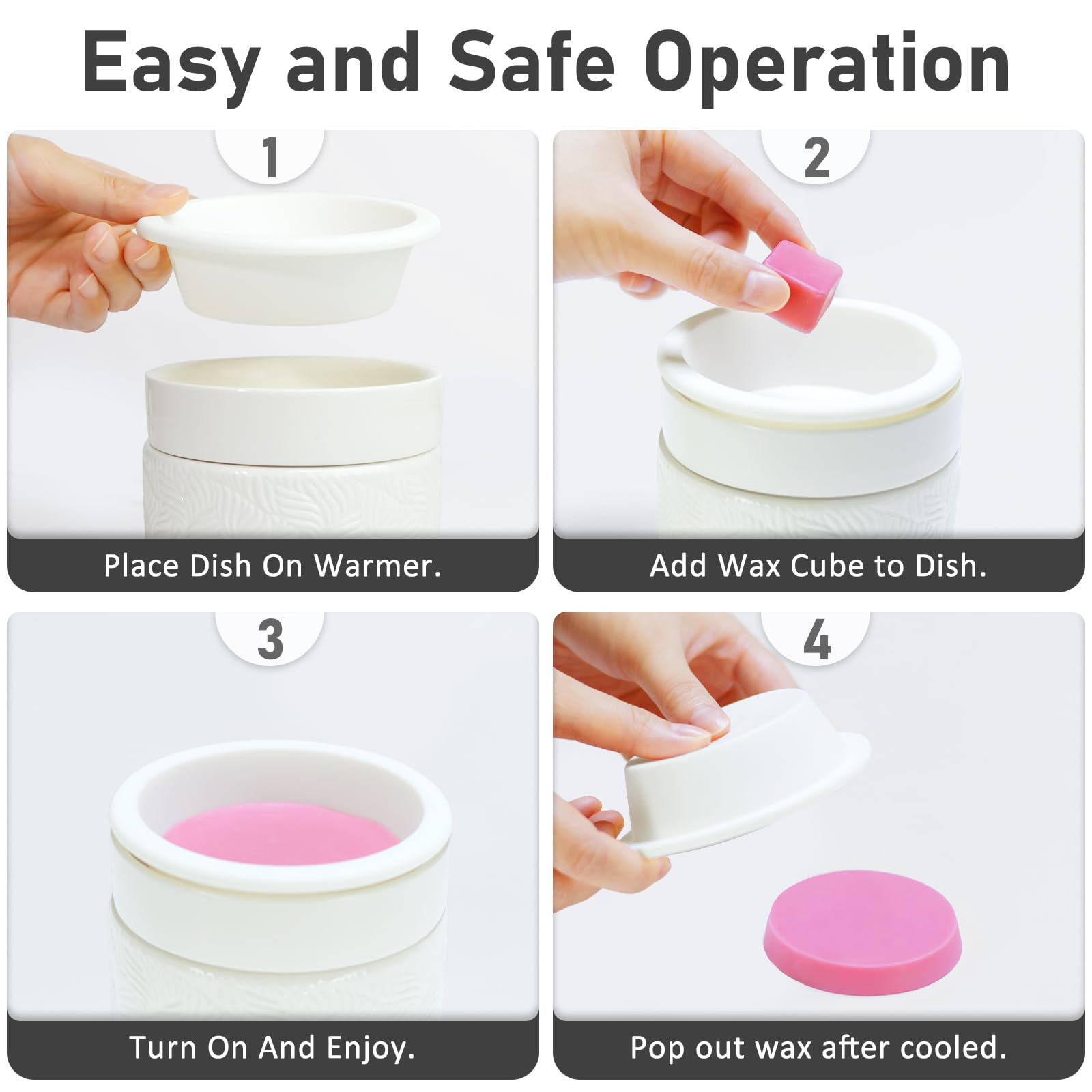Bobolyn 2-Pack Reusable Silicone Wax Warmer Liners - 2.7 Inch Leakproof Wax Melt Tray Dish for Scented Wax Warmers & Burners, Easy Clean Popper Design - Perfect for Aromatherapy, Home Fragrance, and Candle Wax Melting