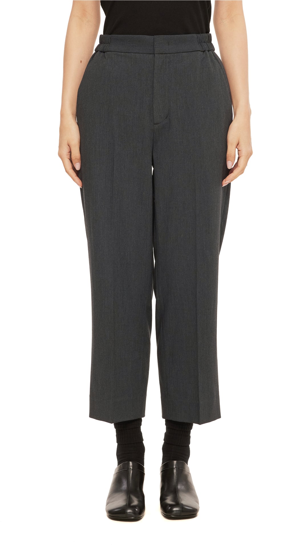 Straight Leg Trousers for Women - High Waist Slim Fit Office Pants, Comfortable Stretch Work Trousers for Business Casual & Professional Wear