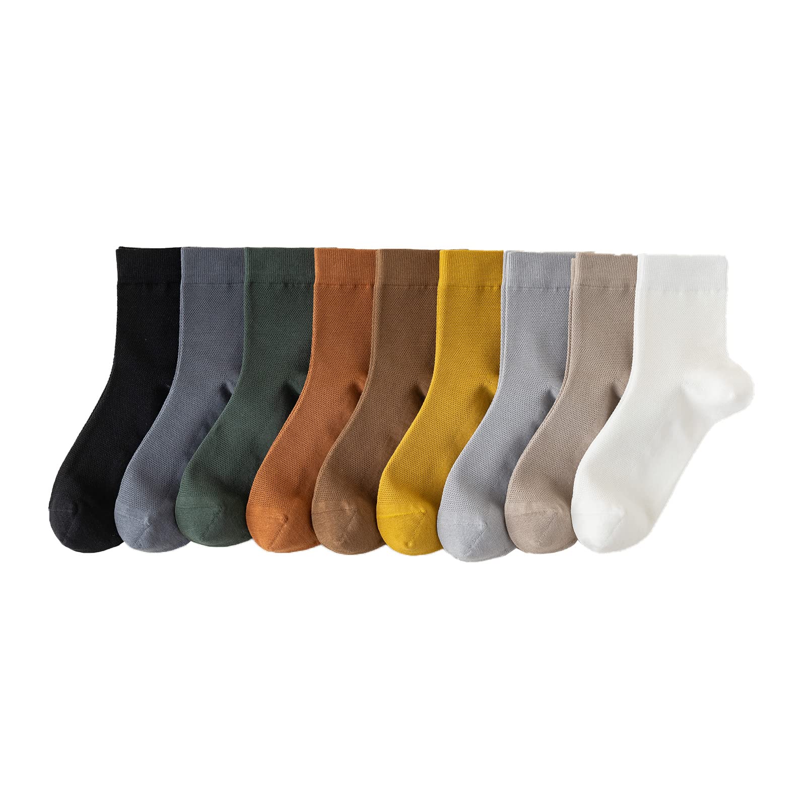 Breathable Cotton No Show Socks for Men - 10 Pairs of Athletic Running & Walking Ankle Socks - Perfect for Gym, Sports & Casual Wear