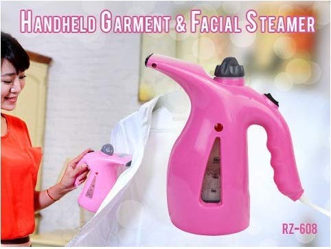 Twiclo 2-in-1 Portable Electric Steamer for Clothes & Face - Handheld Garment and Facial Steamer for Travel, Home, and Office Use