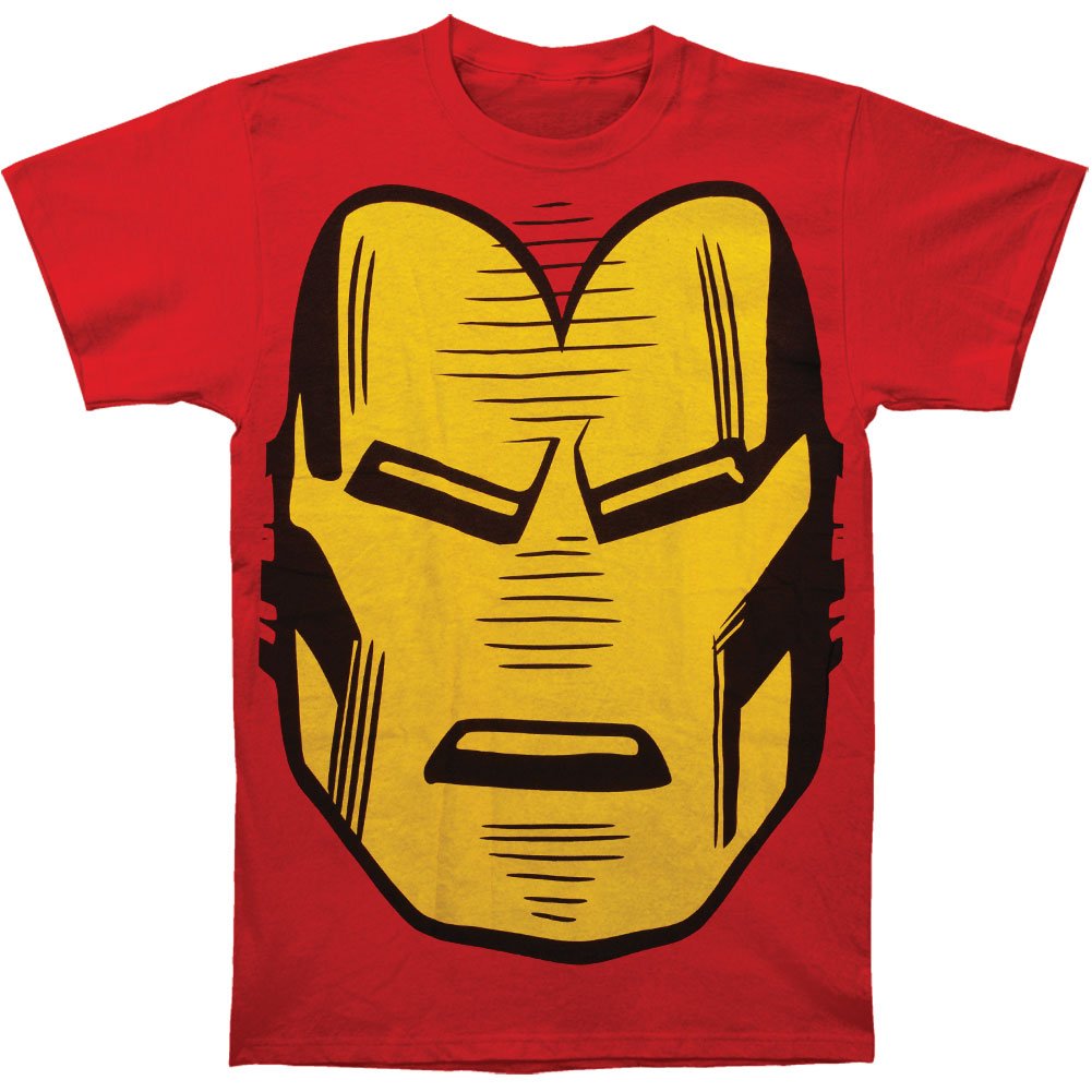 Iron Man Superhero Graphic T-Shirt - Red Marvel Comics Tee for Men & Women - Perfect for Cosplay, Comic Con & Superhero Fans