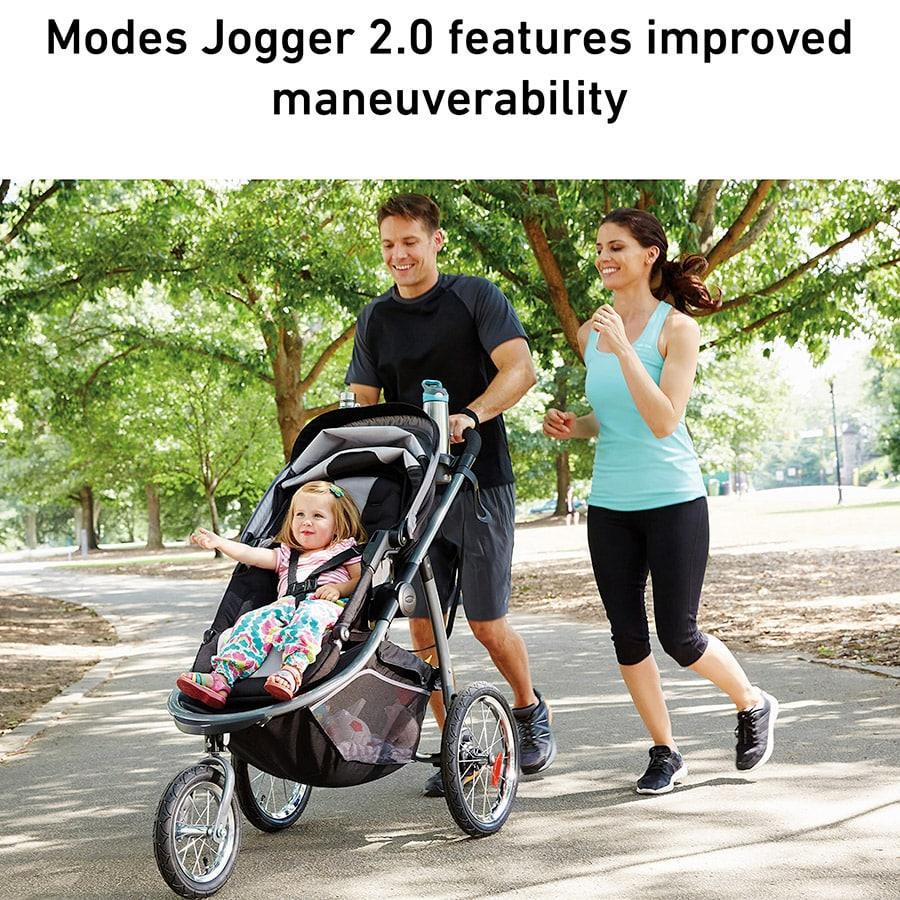 Graco Modes Jogger 2.0 Travel System - Lightweight Baby Stroller with Car Seat Combo | Perfect for Jogging, Shopping & Travel with Your Infant