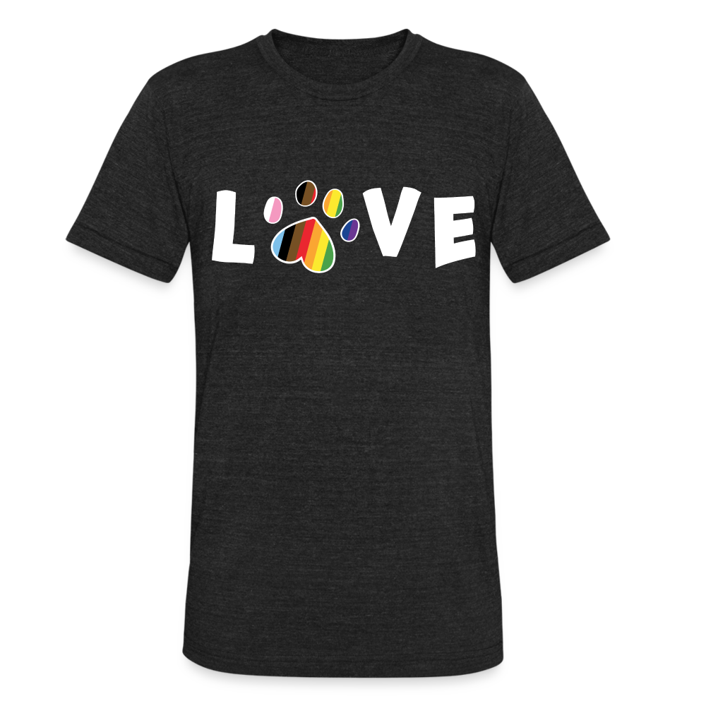 Pride Love Unisex Tri-Blend T-Shirt - Soft Comfortable LGBTQ+ Graphic Tee for Men & Women - Perfect for Pride Parades, Festivals & Everyday Wear