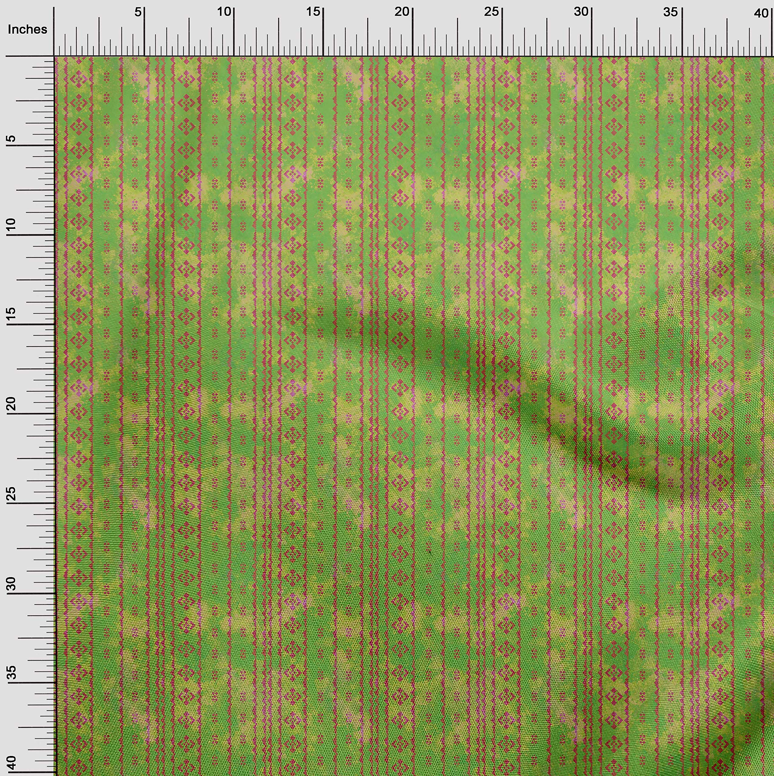 Premium Cotton Flex Light Green Batik Fabric by The Yard - 40 Inch Wide for DIY Clothing, Quilting & Home Decor Sewing Projects | Soft, Durable & Easy to Sew