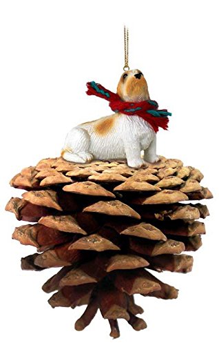 Petit Basset Griffon Vendeen Pinecone Pet Ornament - Handmade Dog Breed Christmas Tree Decor - Perfect for Holiday Home Decor, Gift for Dog Lovers & Kitchen Decoration