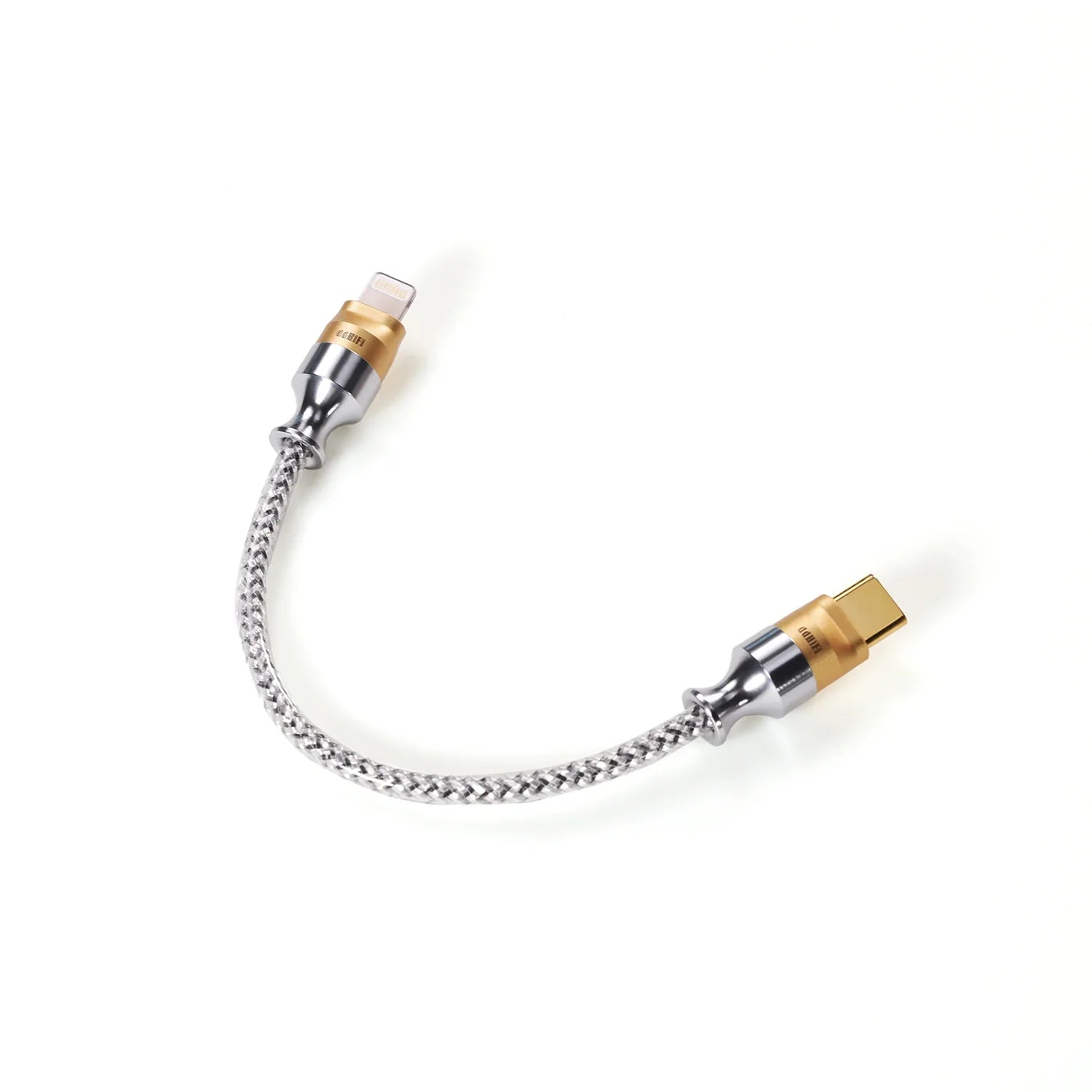DD ddHiFi MFi07S Lightning to USB C OTG HiFi Audiophile Cable - Premium Digital Audio Connector for iPhone & USB-C Devices - Perfect for Studio Recording, Mobile DAC, Hi-Fi Music Playback (Open Box)