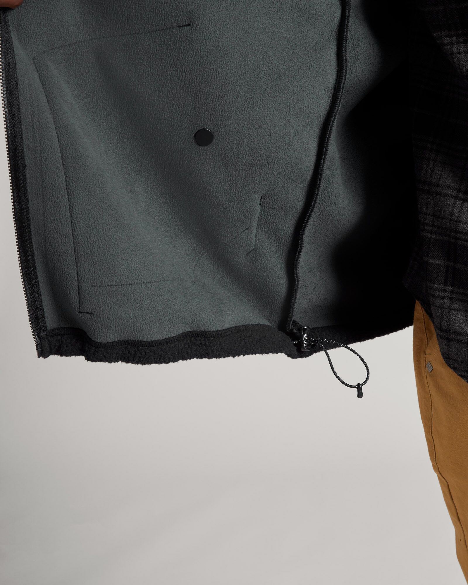 Co Z High Pile Fleece Jacket for Men - Warm Winter Outerwear, Black - Perfect for Outdoor Activities, Camping & Casual Wear