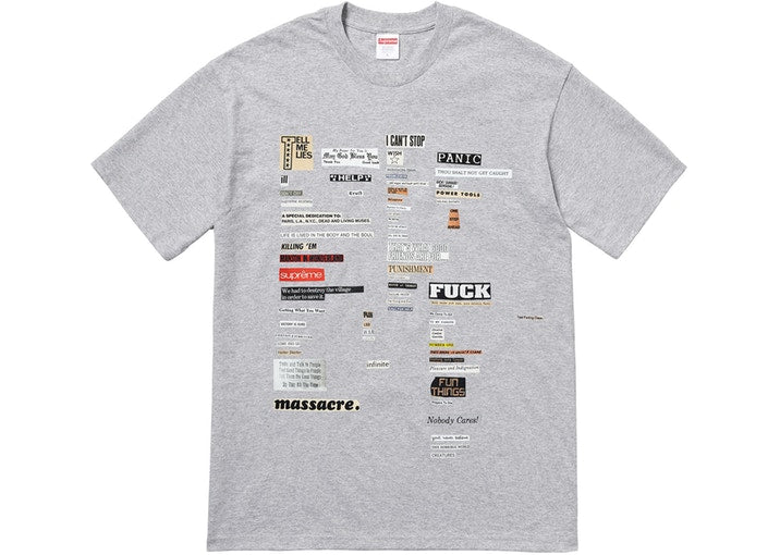 Supreme Graphic Cutout T-Shirt for Men & Women - Trendy Streetwear Fashion for Casual Outfits & Parties