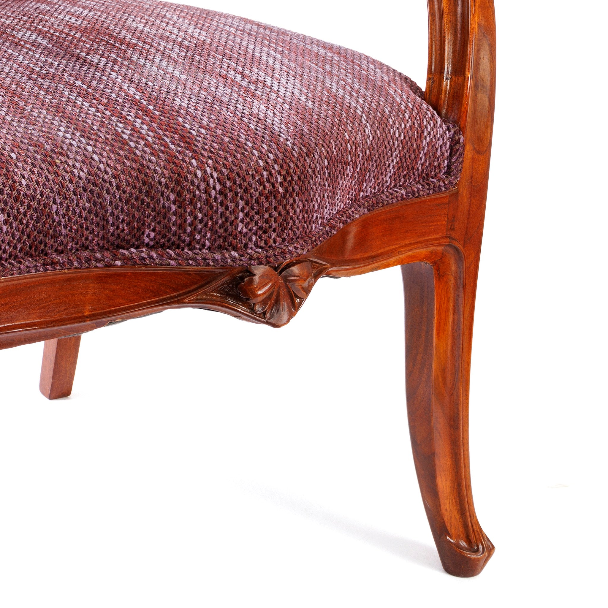 Louis Majorelle Ombellifères Settee and Side Chairs - Art Nouveau Living Room Furniture Set for Elegant Home Decor